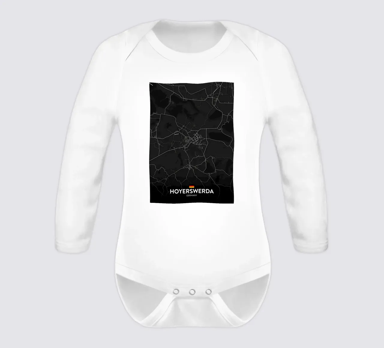 Hoyerswerda DE long-sleeve baby romper by Christopher Adams
