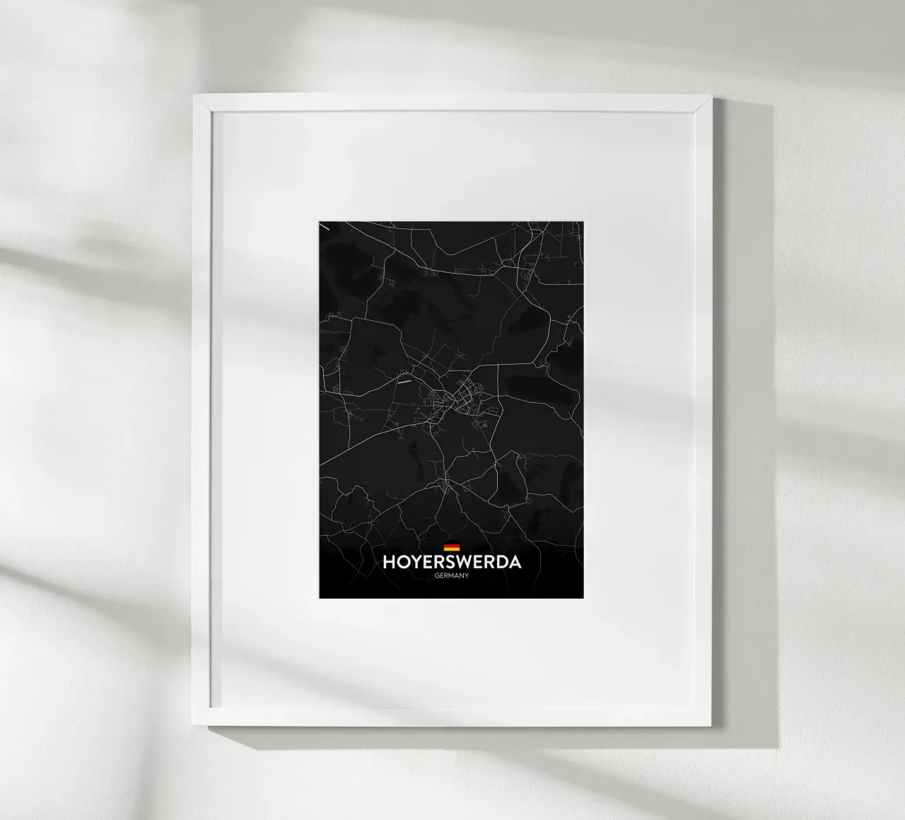 Hoyerswerda DE poster con marco de plástico de Christopher Adams