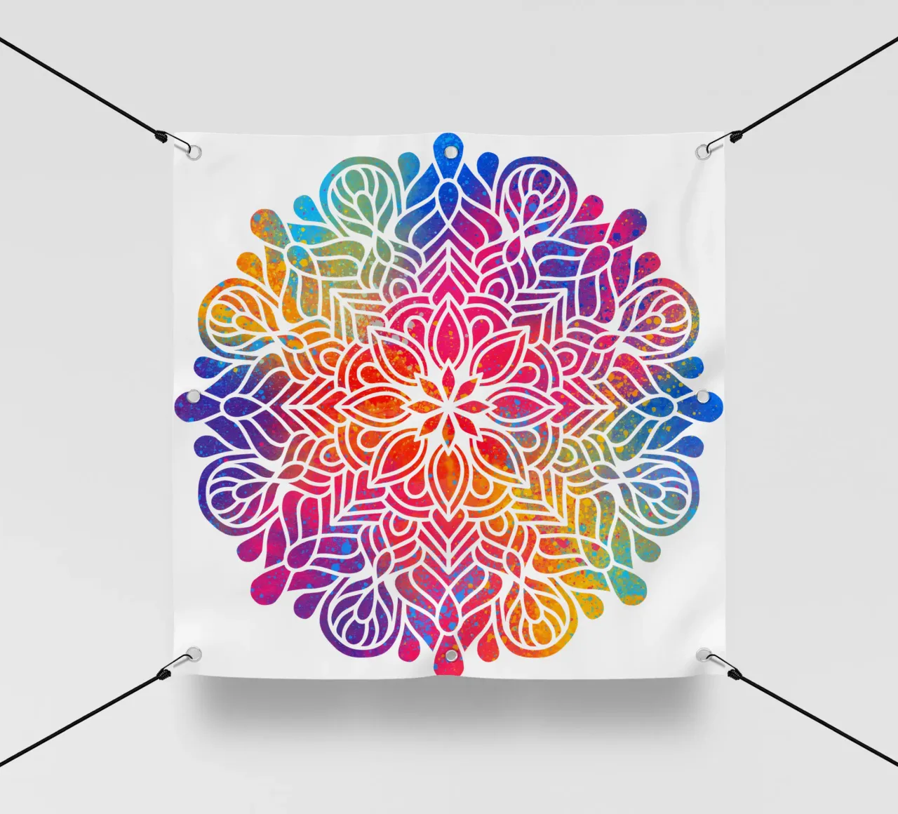 Mandala arcobaleno telo in pvc da Spiritual Touch