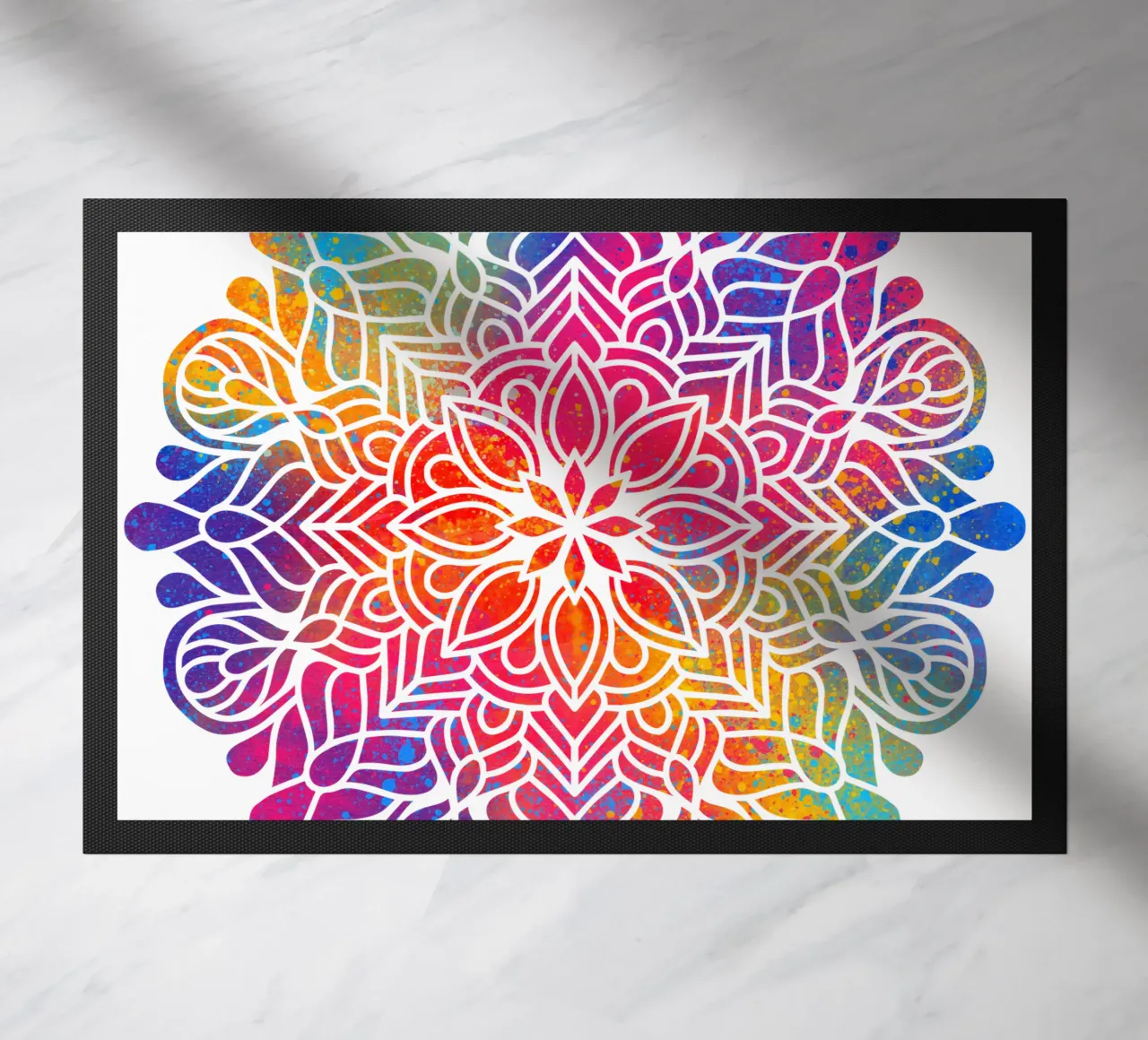 Mandala arcobaleno zerbino da Spiritual Touch