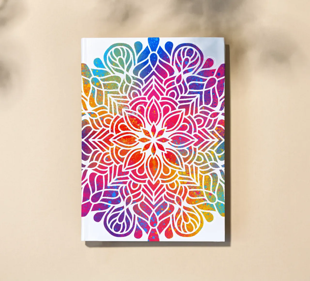 Rainbow Mandala notebook by Spiritual Touch