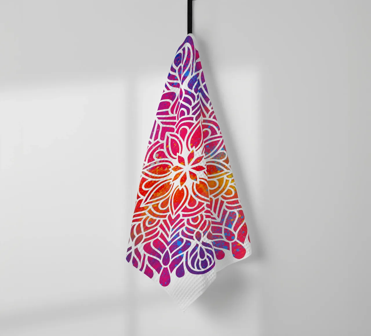 Mandala arcobaleno canovaccio da cucina da Spiritual Touch