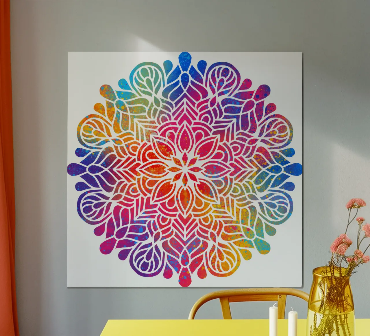 Mandala arcobaleno poster da Spiritual Touch
