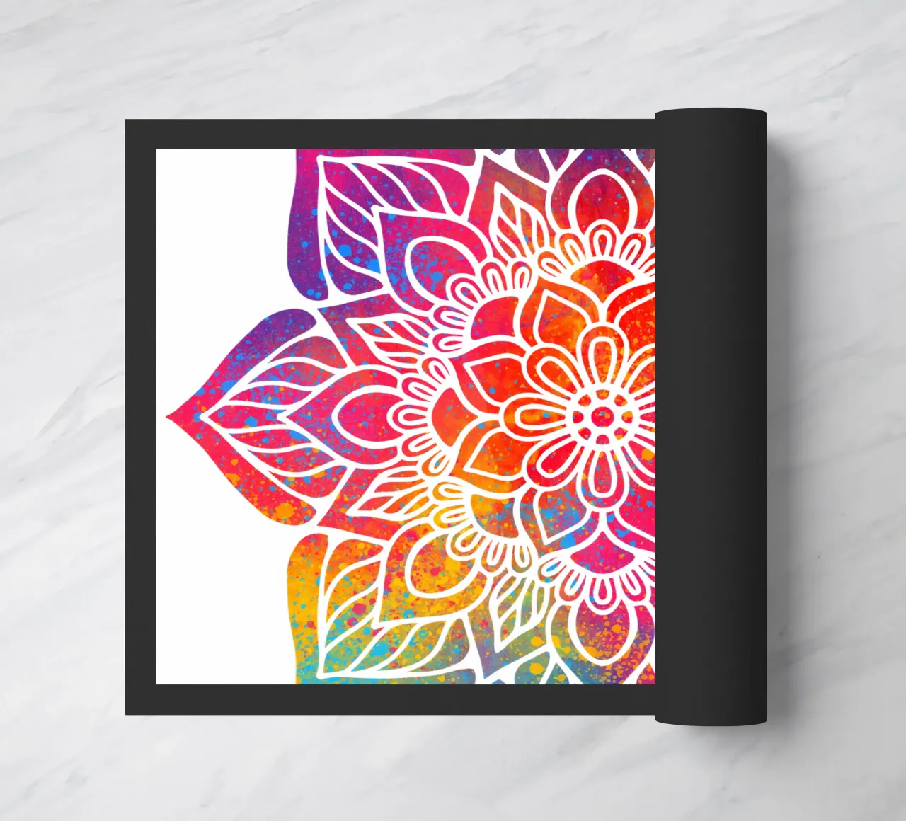 Mandala arcobaleno zerbino da Spiritual Touch