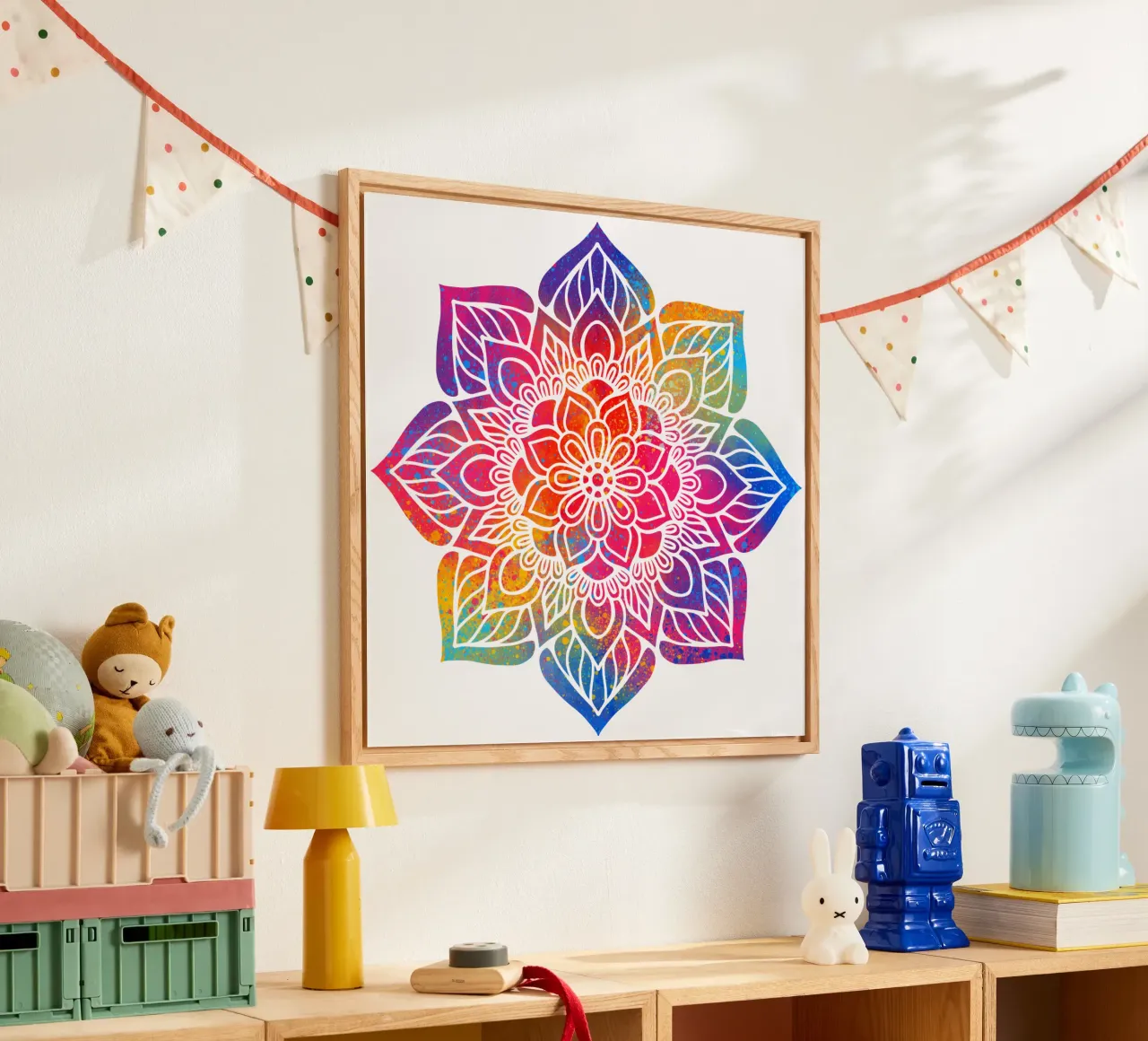 Mandala arcobaleno plexiglass da Spiritual Touch