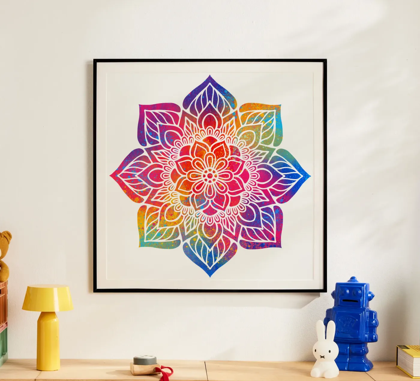 Mandala arcobaleno poster da Spiritual Touch