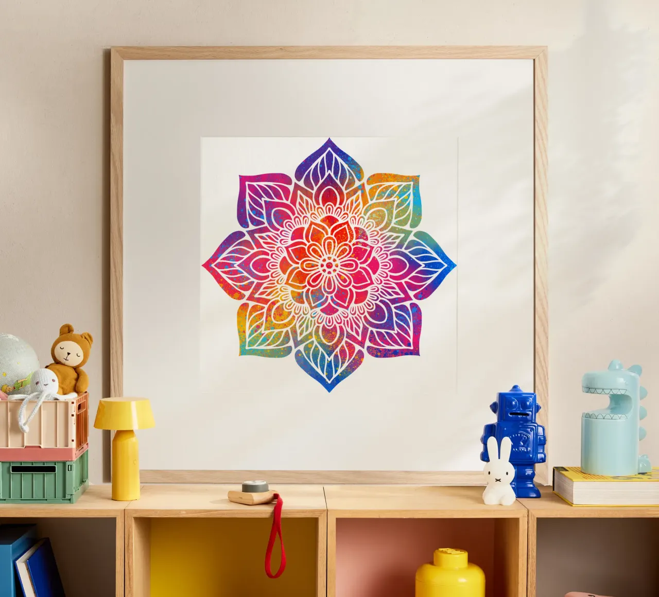 Mandala arcobaleno poster da Spiritual Touch