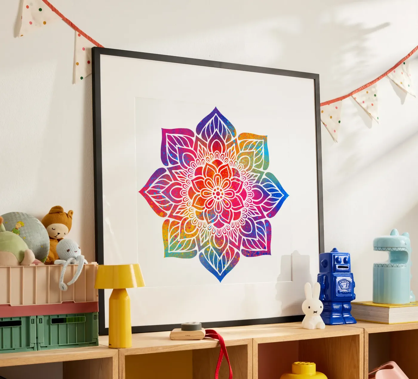 Mandala arcobaleno poster da Spiritual Touch