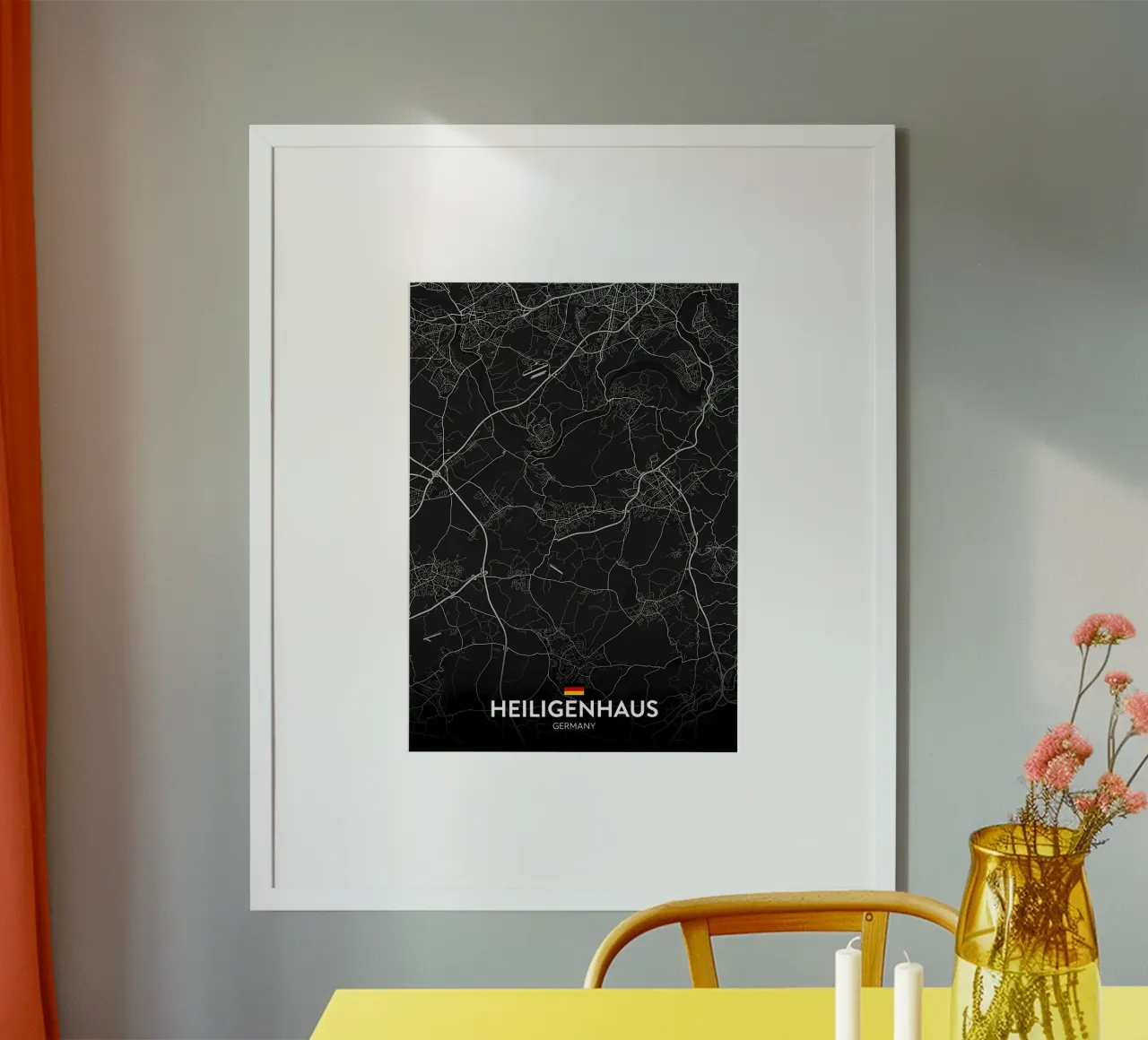 Heiligenhaus DE poster met aluminium frame van Christopher Adams