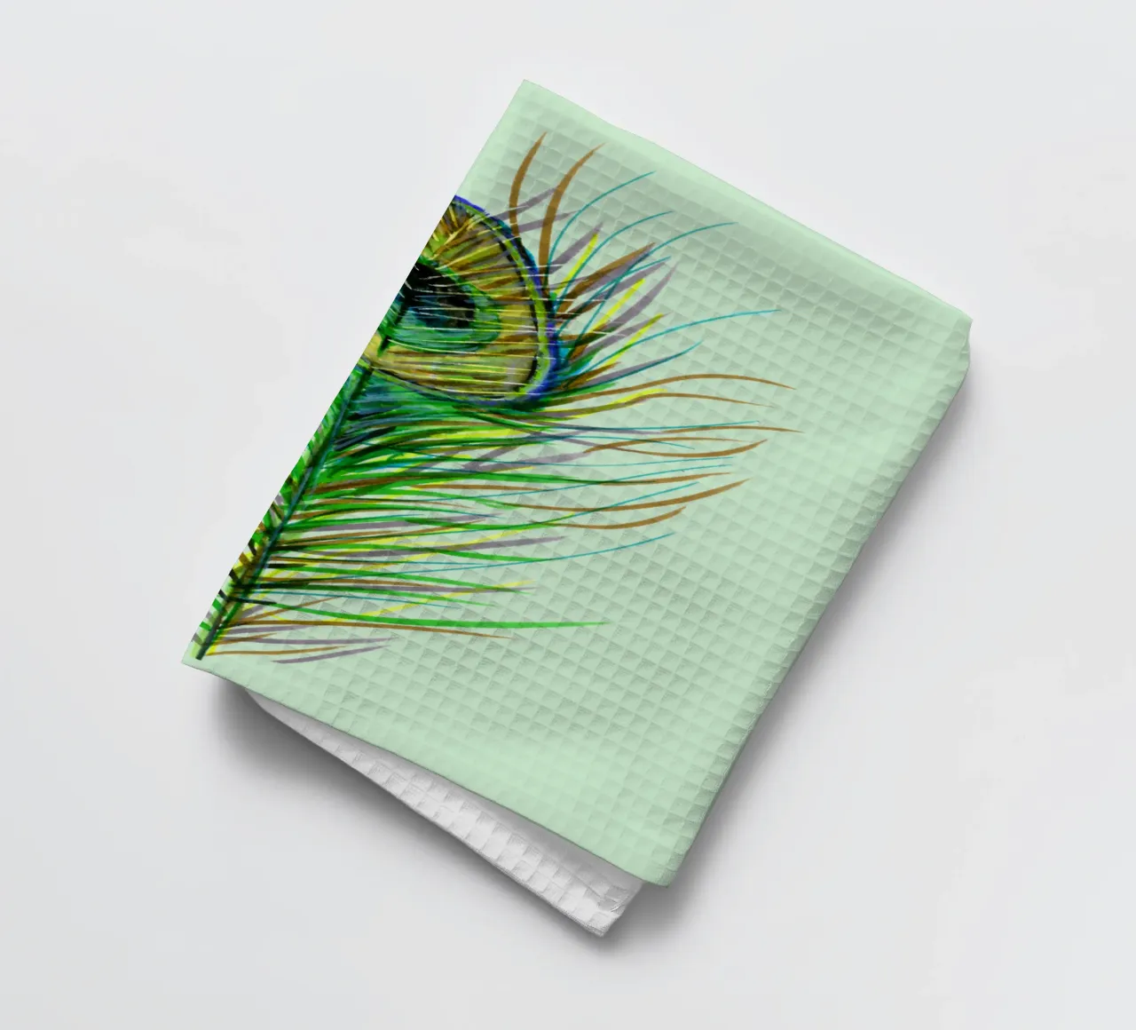 Piuma di coda di pavone canovaccio da cucina da BwiseLizzy