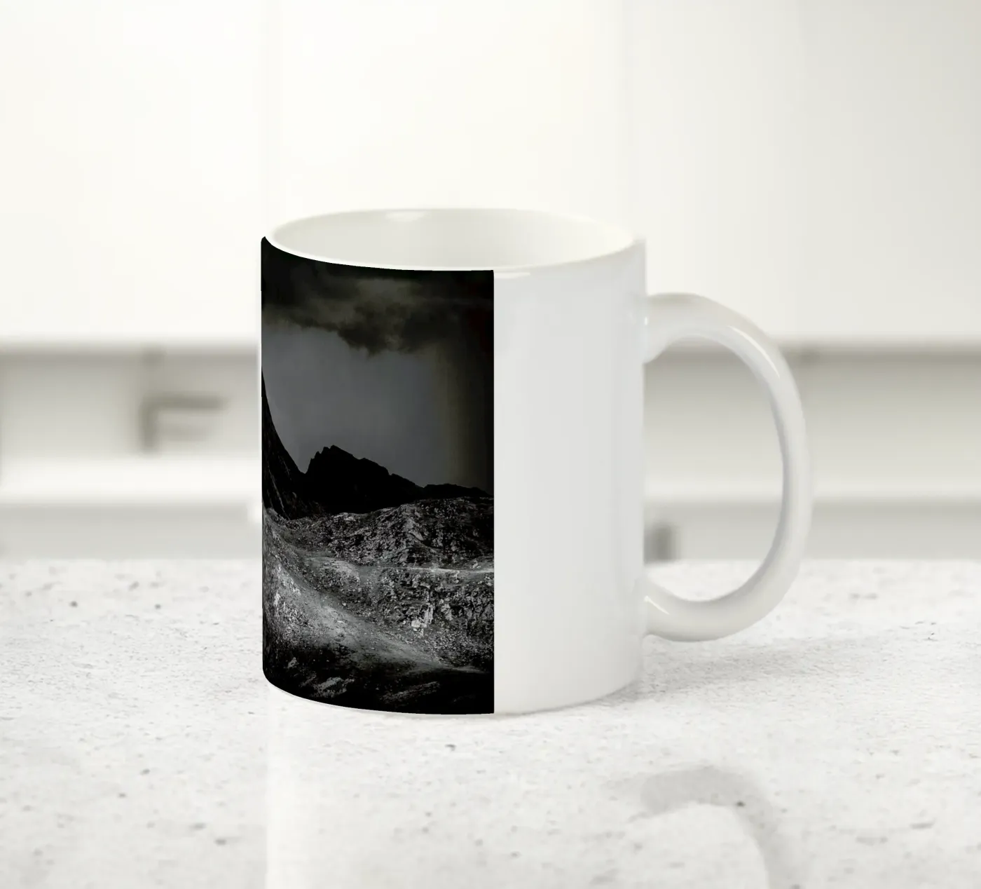Rays ceramic mug by Dustin Janko