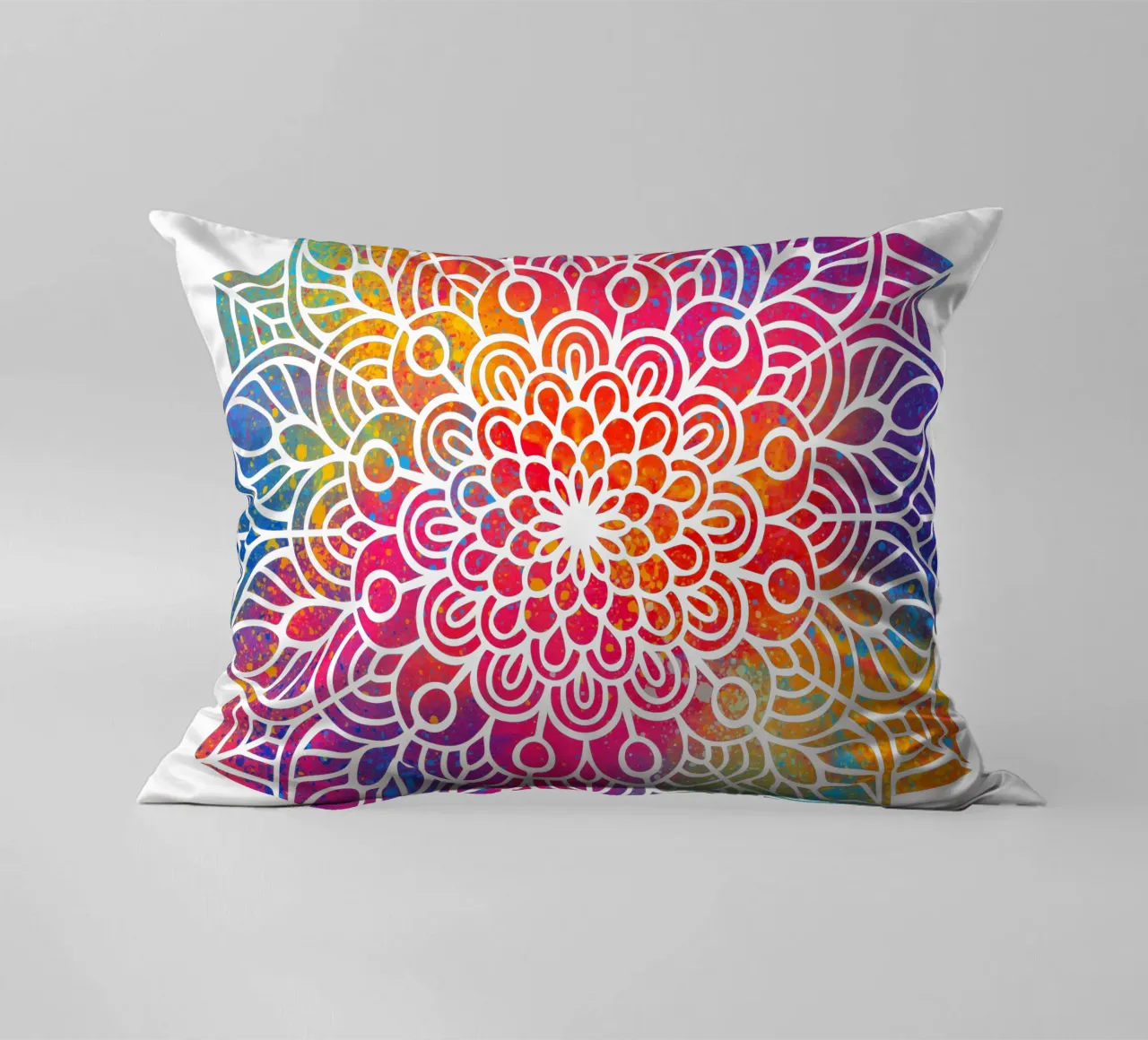 Mandala arcobaleno cuscino da Spiritual Touch
