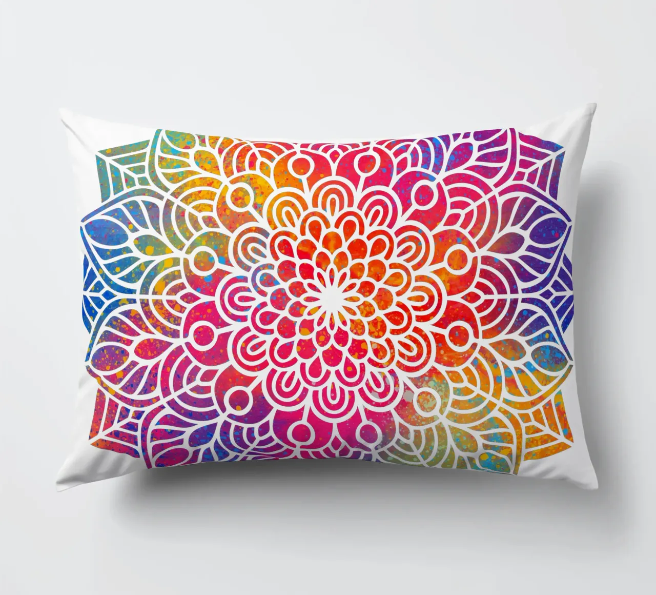 Mandala arcobaleno cuscino da Spiritual Touch