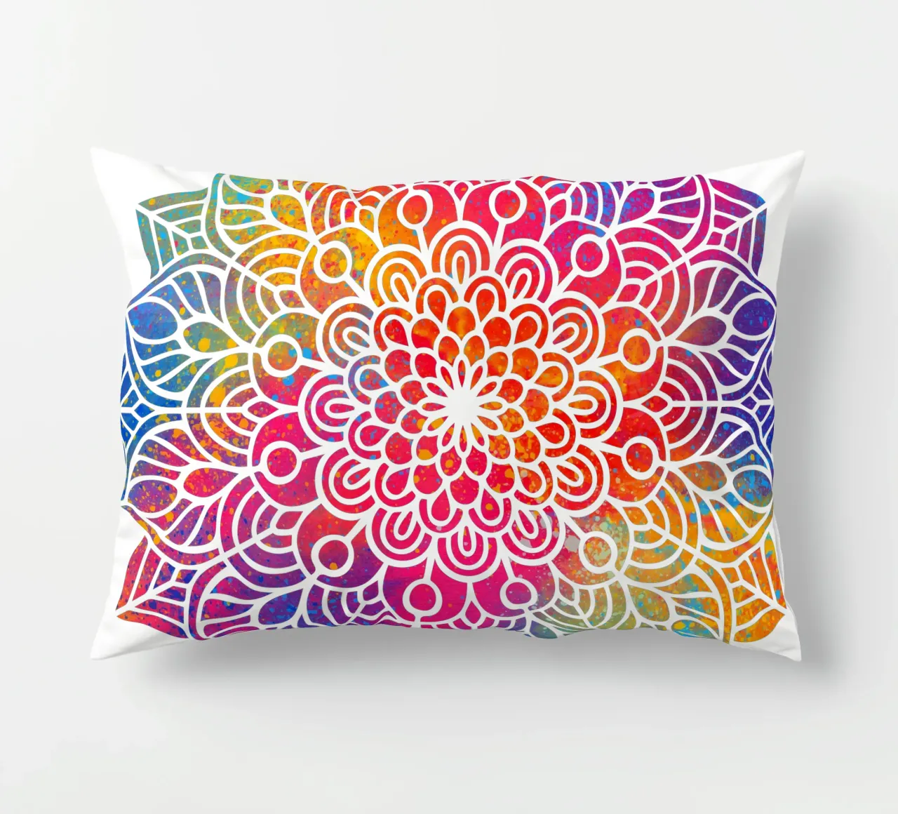Mandala arcobaleno cuscino da Spiritual Touch