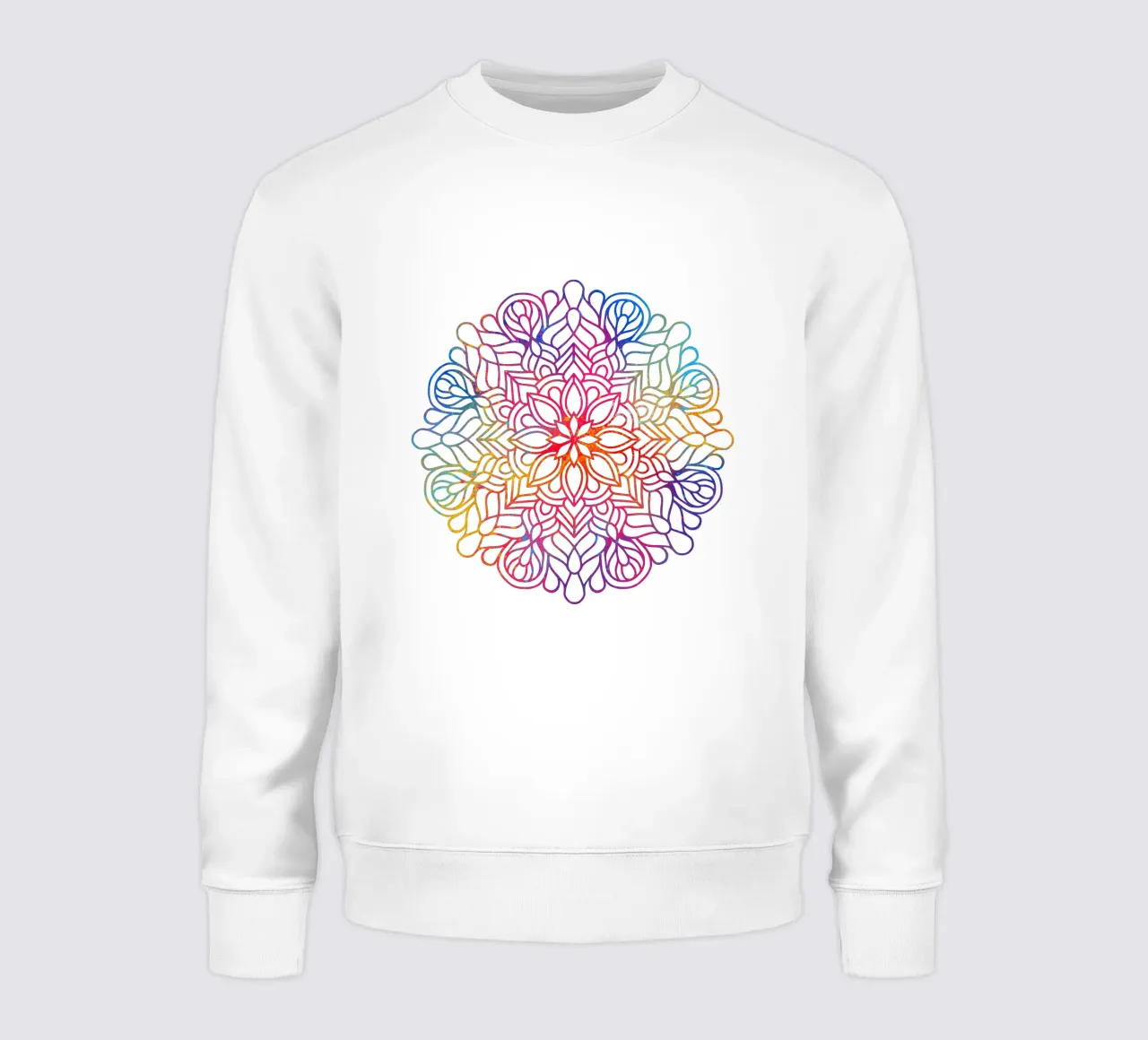 Mandala arcobaleno felpa da Spiritual Touch