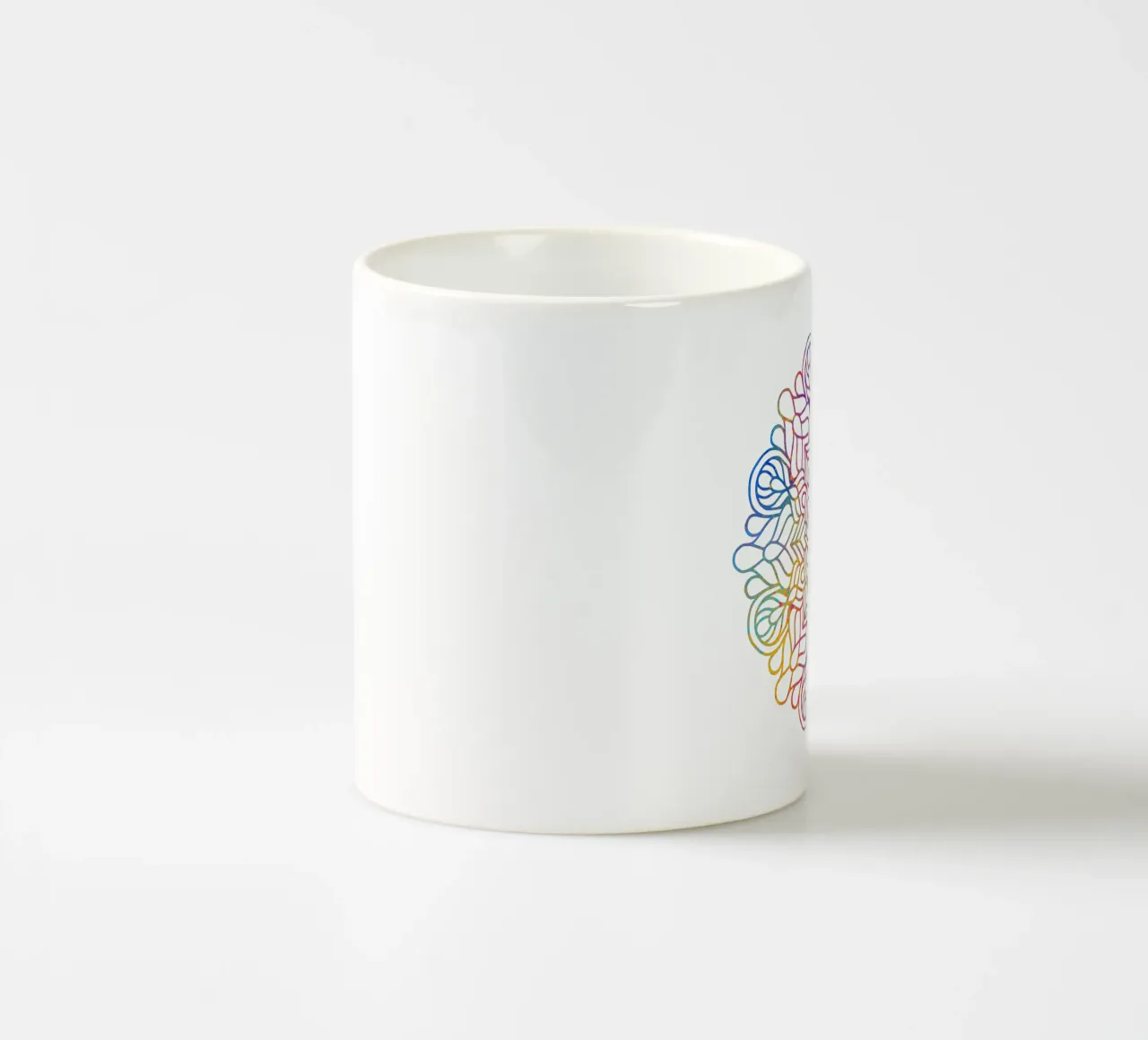 Mandala arcobaleno tazza in ceramica da Spiritual Touch