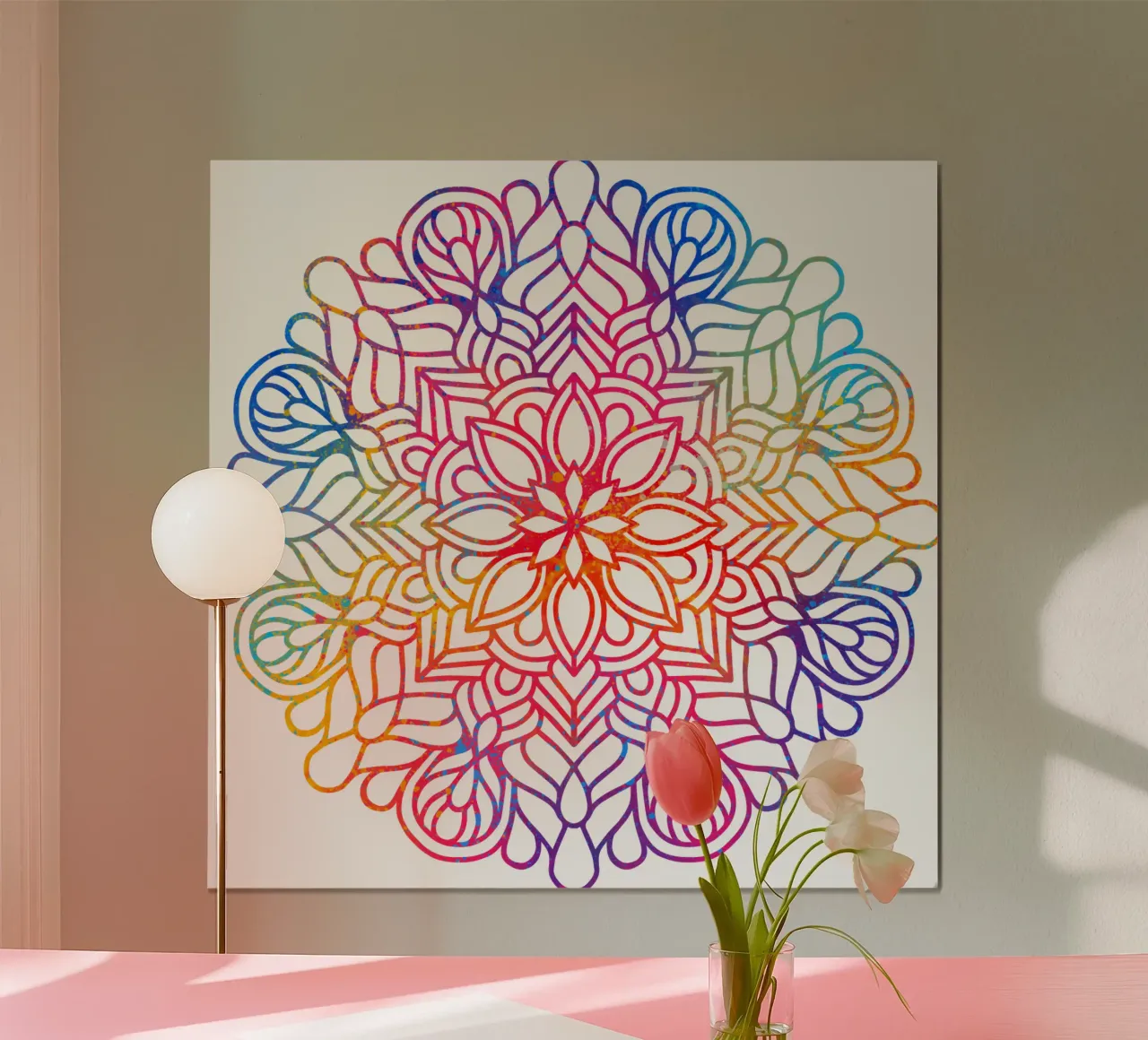 Mandala arcobaleno carta hahnemühle da Spiritual Touch