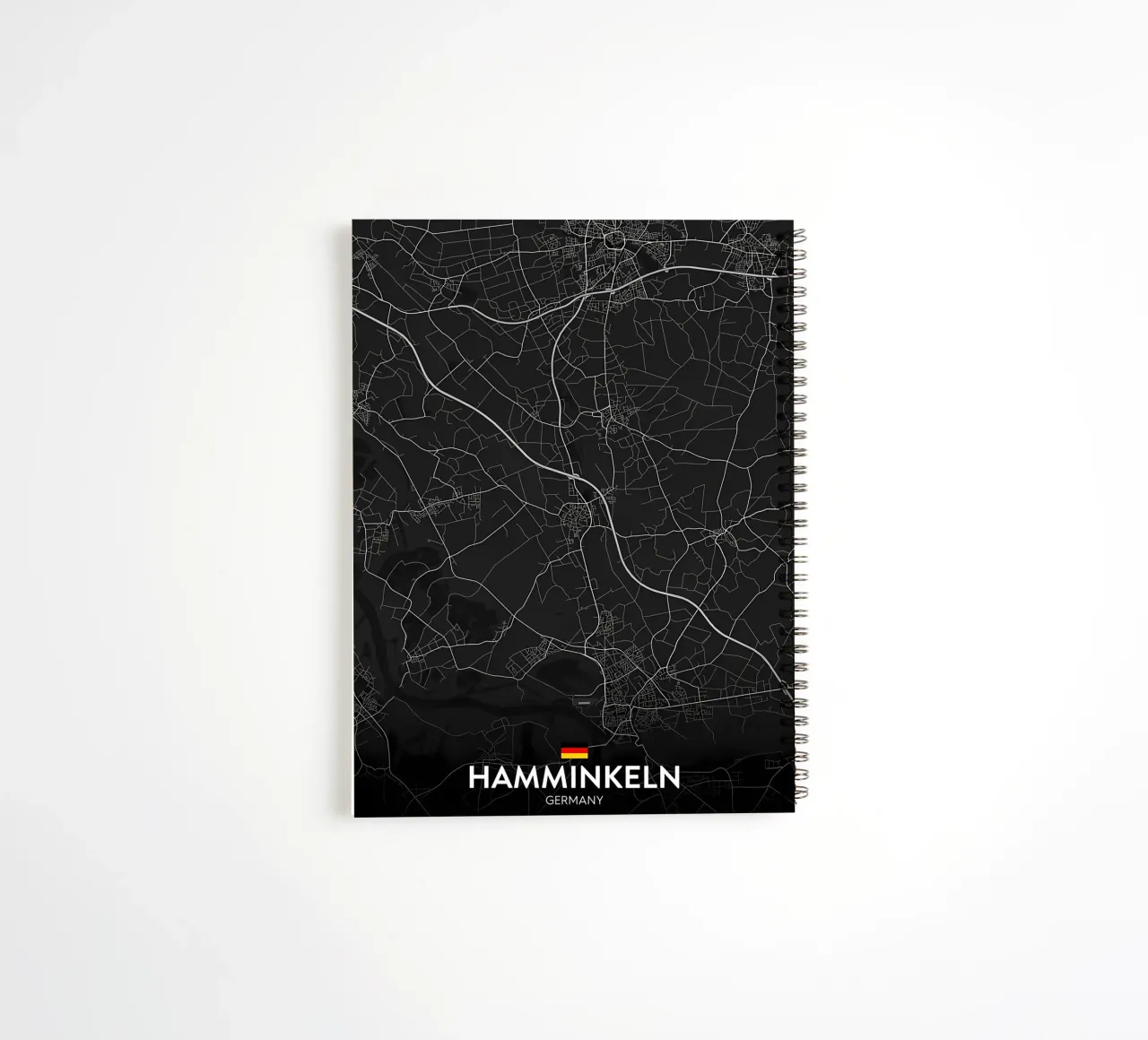 Hamminkeln DE spiral notebook by Christopher Adams