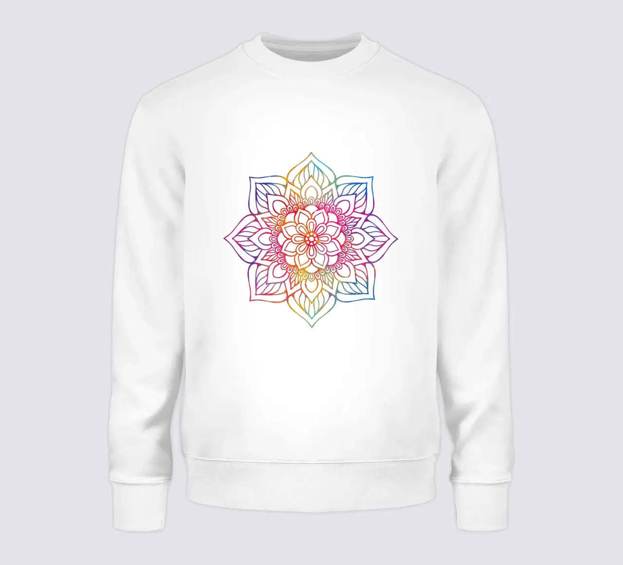 Mandala arcobaleno felpa da Spiritual Touch