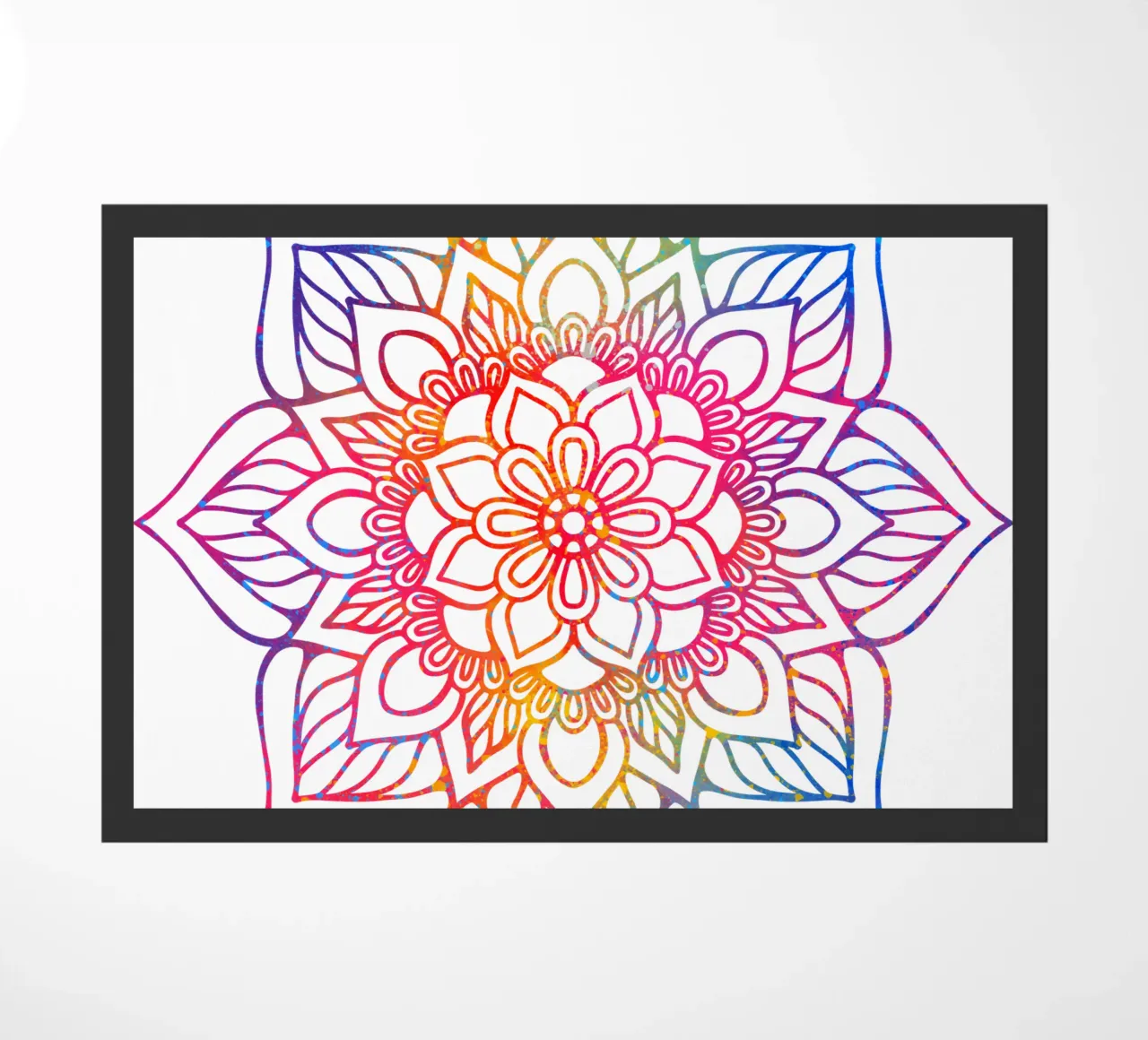 Mandala arcobaleno zerbino da Spiritual Touch