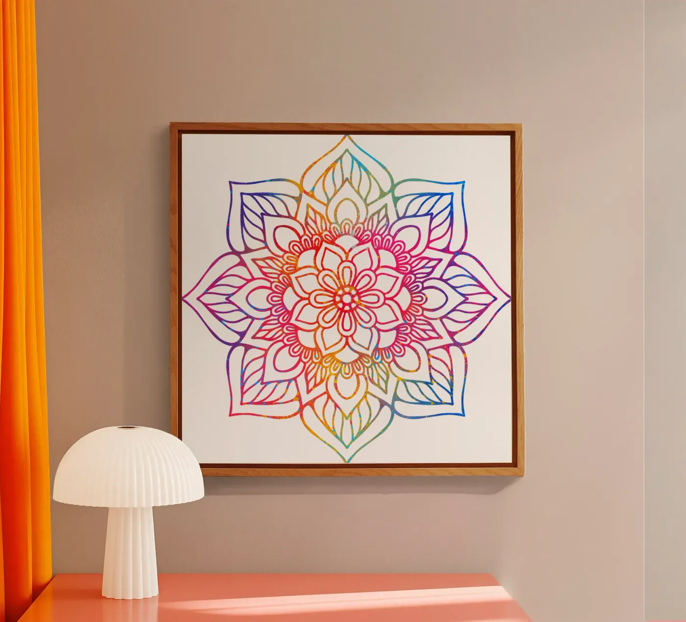 Mandala arcobaleno plexiglass da Spiritual Touch