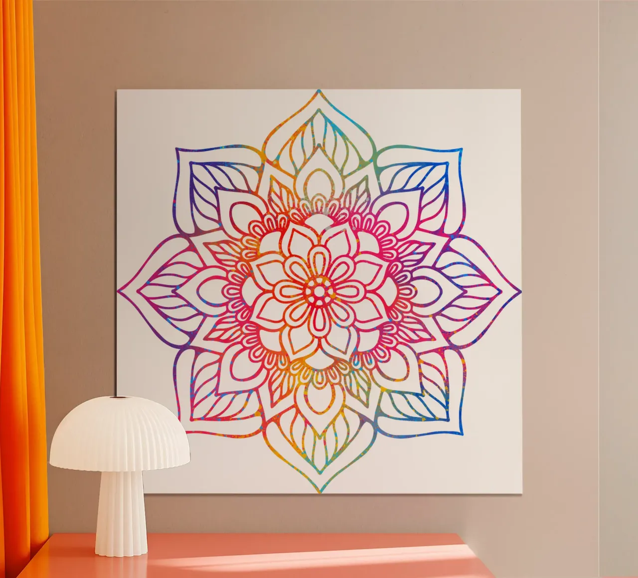 Mandala arcobaleno poster da Spiritual Touch