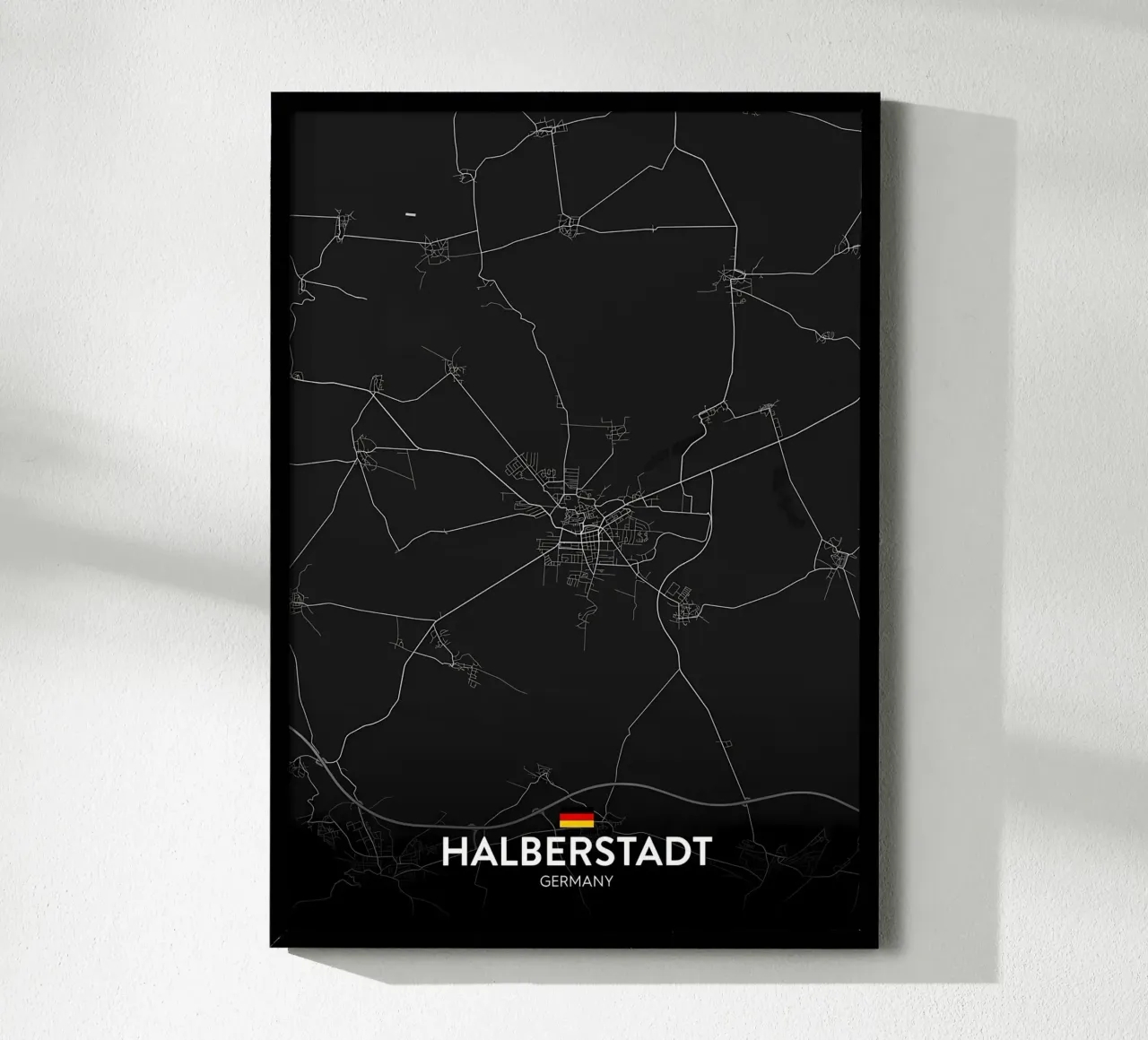 Halberstadt DE poster con telaio in plastica da Christopher Adams