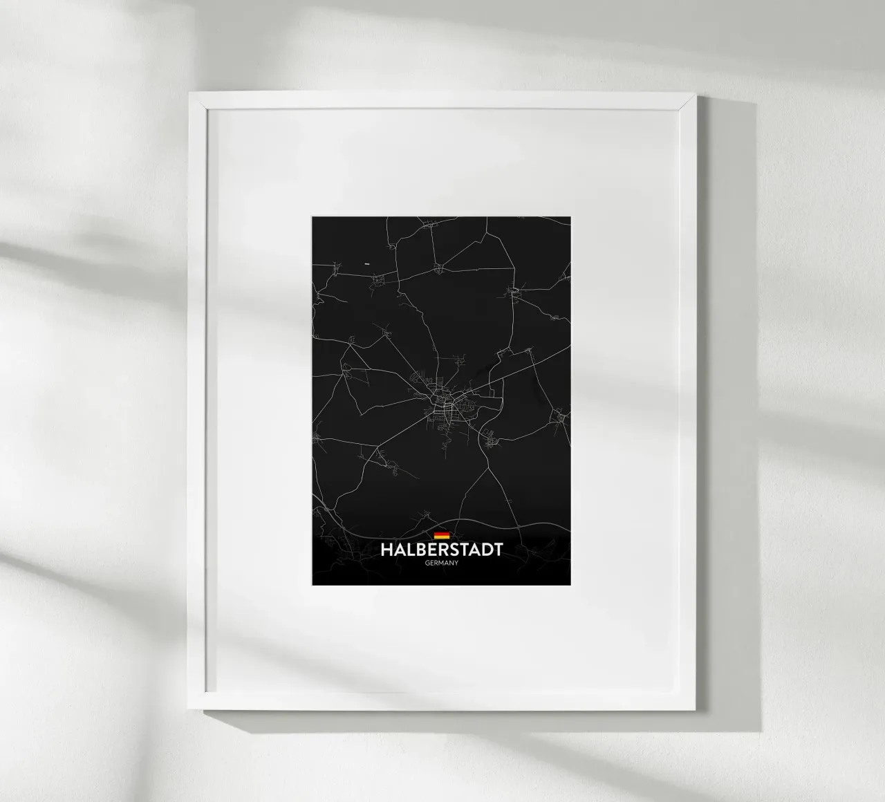 Halberstadt DE poster con telaio in plastica da Christopher Adams