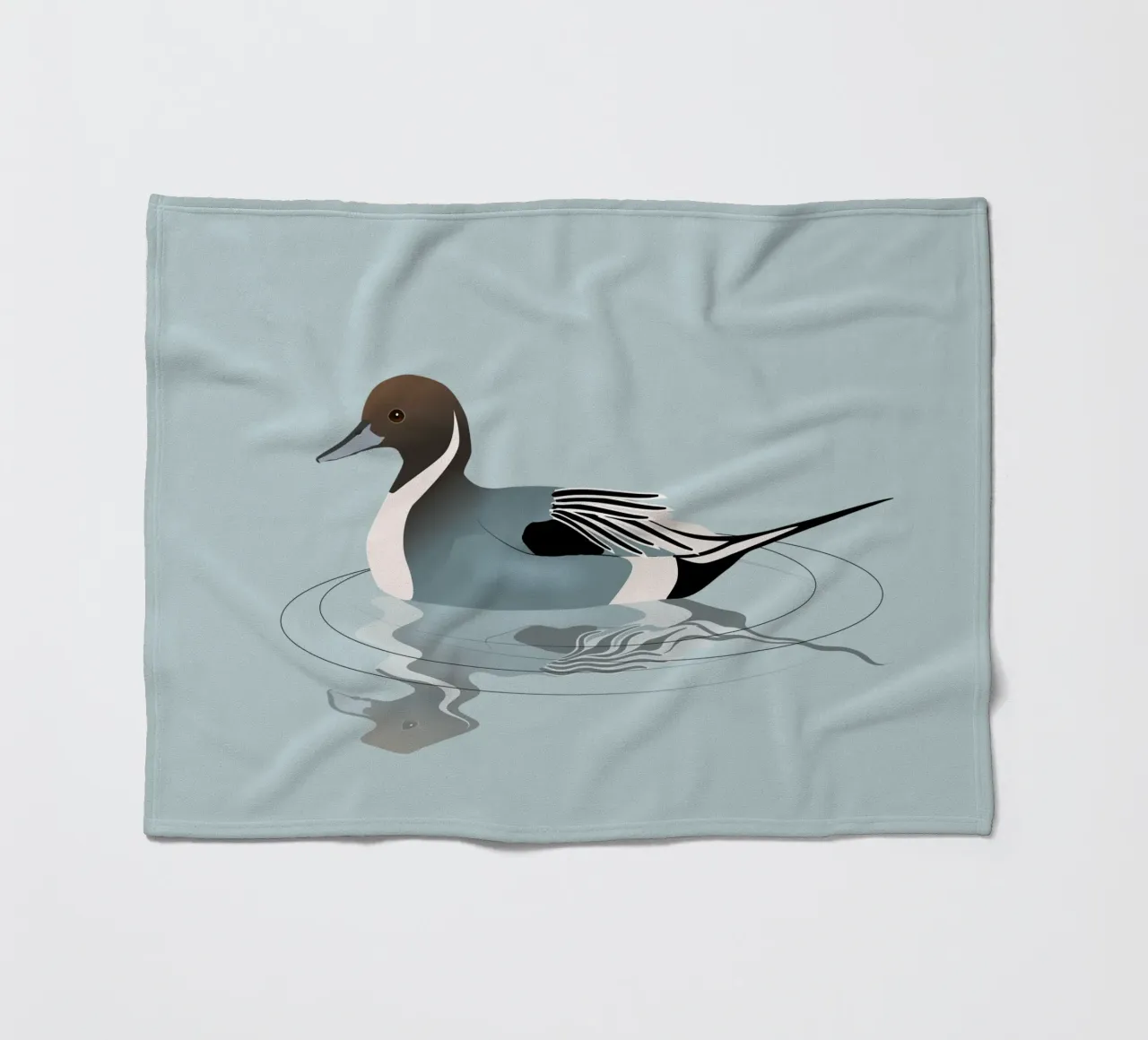 Illustrazione di un'anatra codina settentrionale coperta in pile da BwiseLizzy