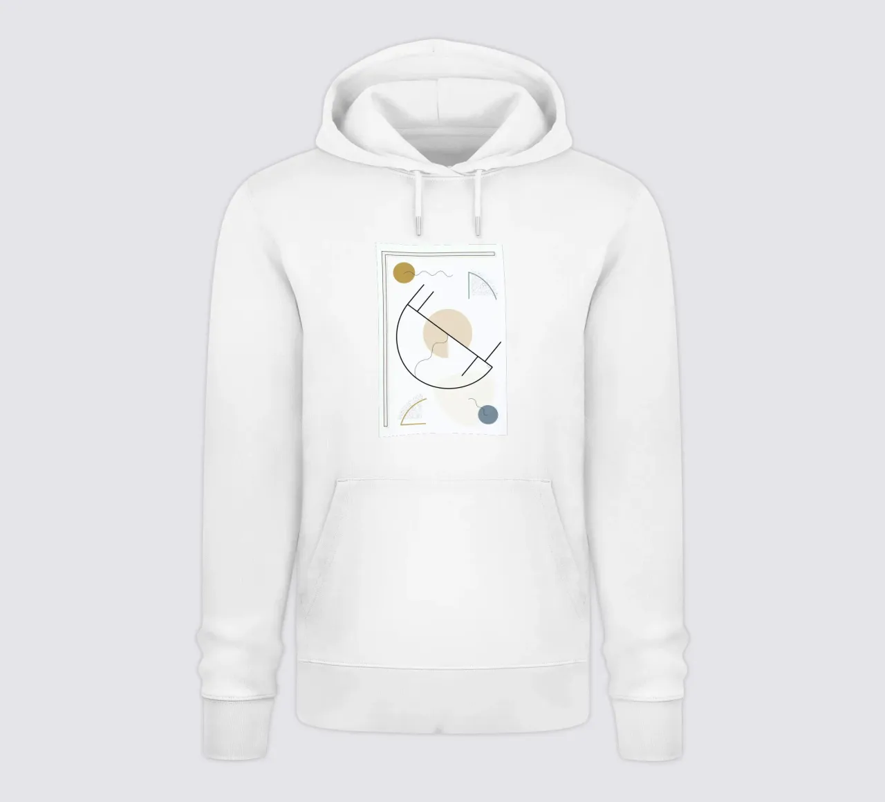 Geometric Shape felpa con cappuccio da Linda Gobeta