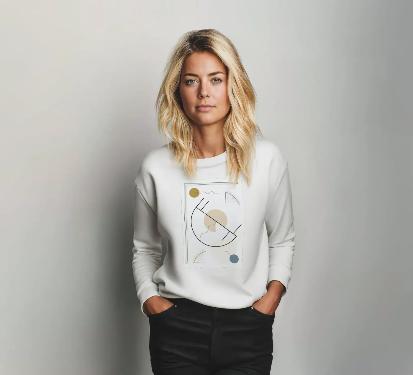 Geometric Shape felpa da Linda Gobeta