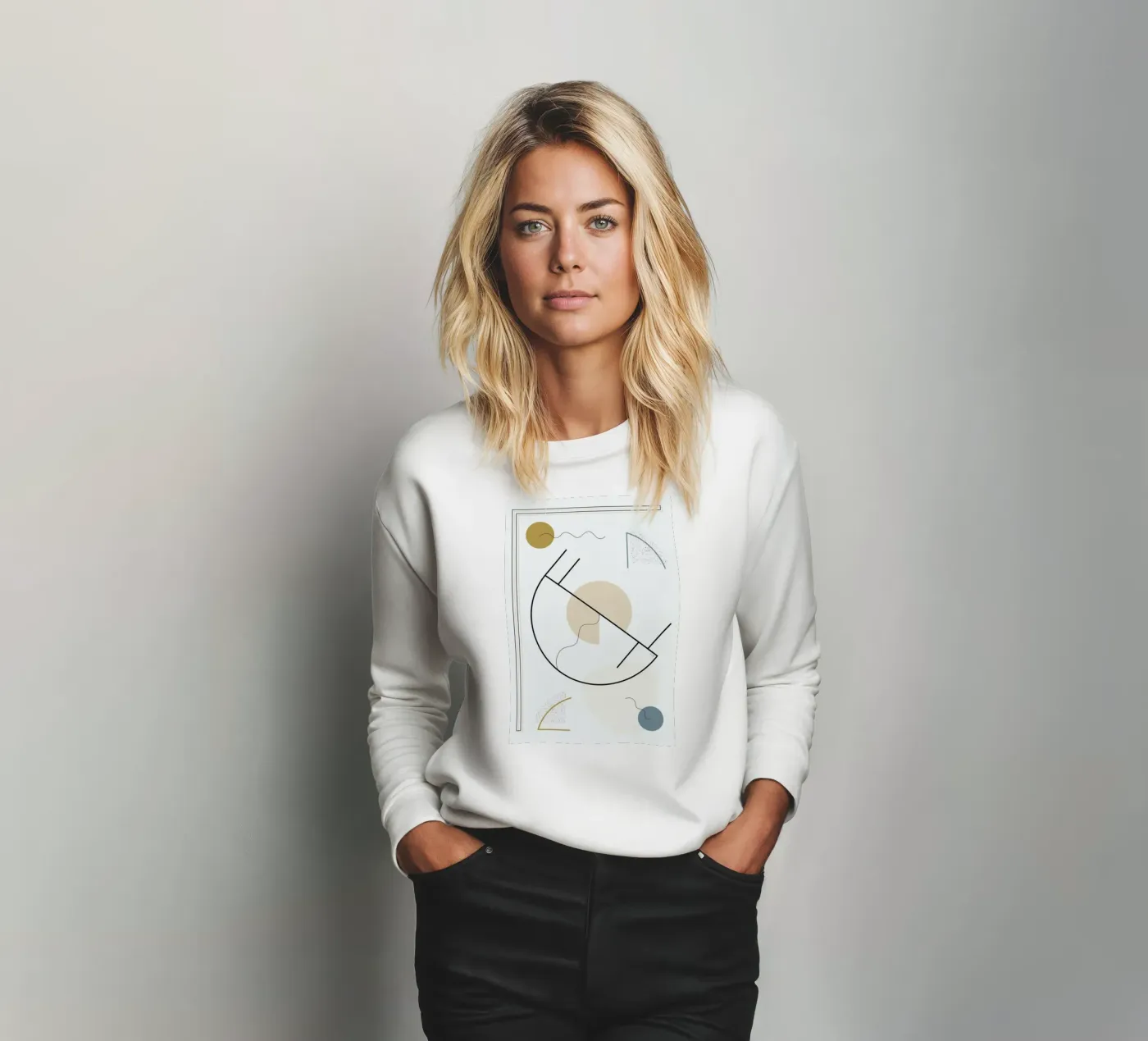 Geometric Shape felpa da Linda Gobeta