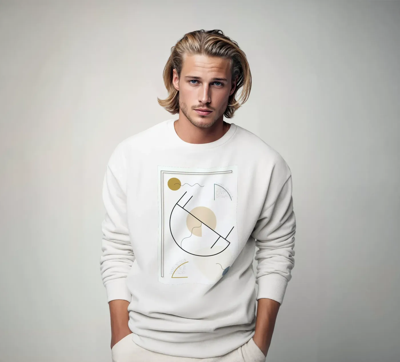 Geometric Shape felpa da Linda Gobeta