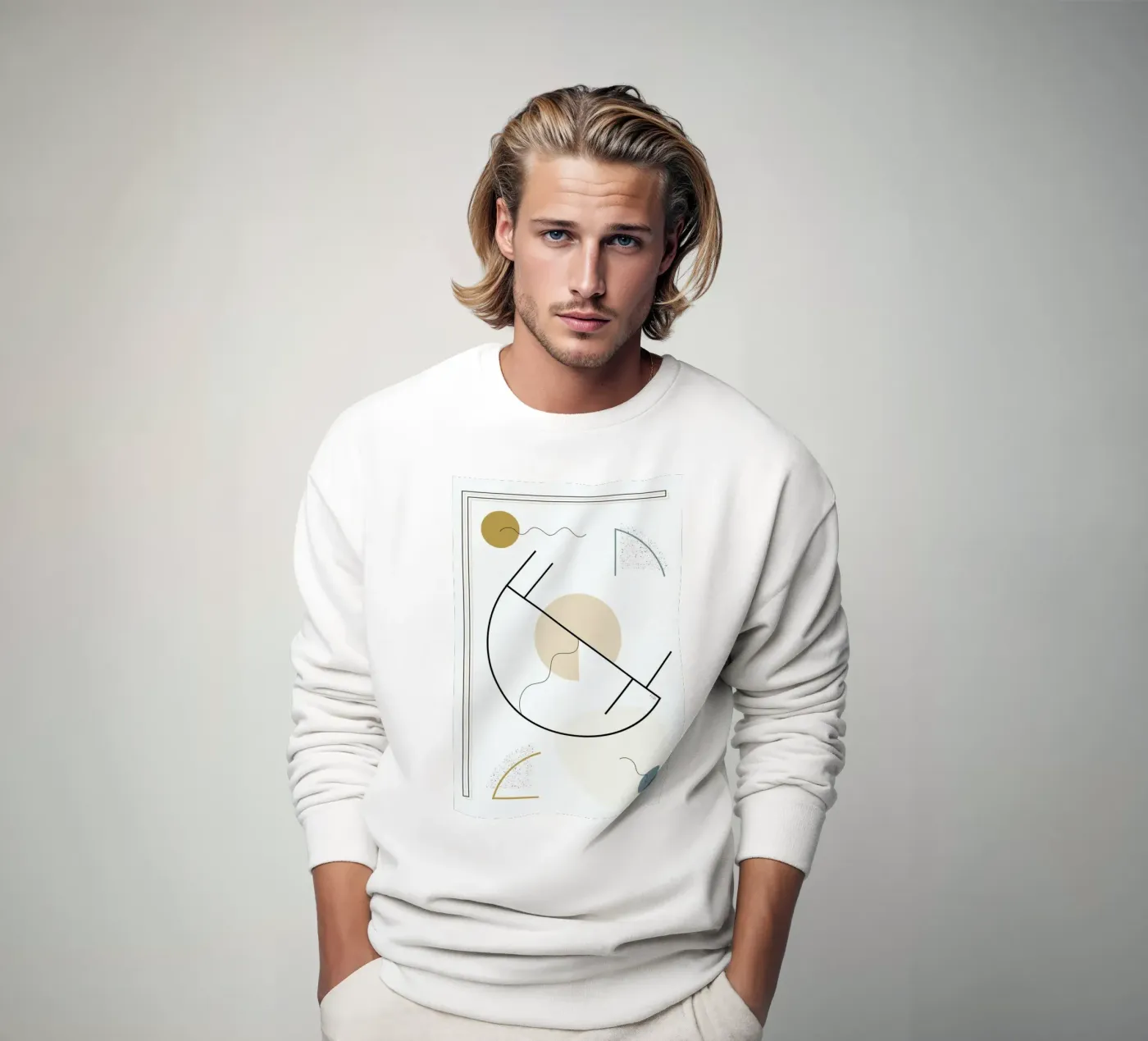 Geometric Shape felpa da Linda Gobeta