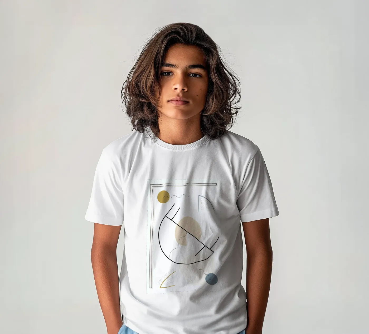 Geometric Shape t-shirt bambini da Linda Gobeta