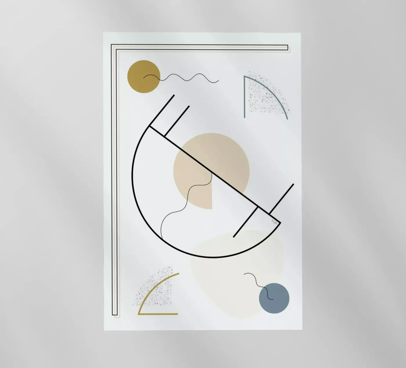 Geometric Shape backlit film by Linda Gobeta