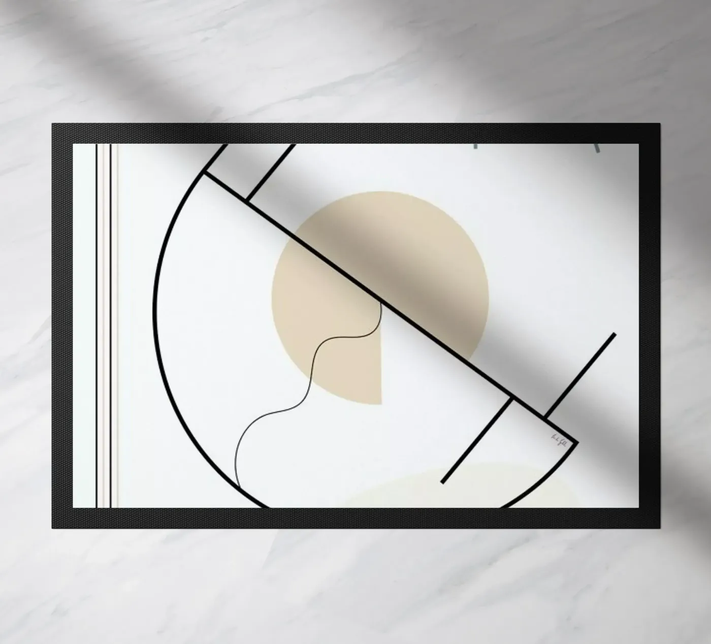Geometric Shape deurmat van Linda Gobeta
