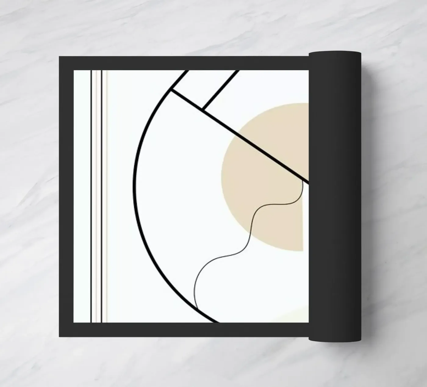Geometric Shape deurmat van Linda Gobeta