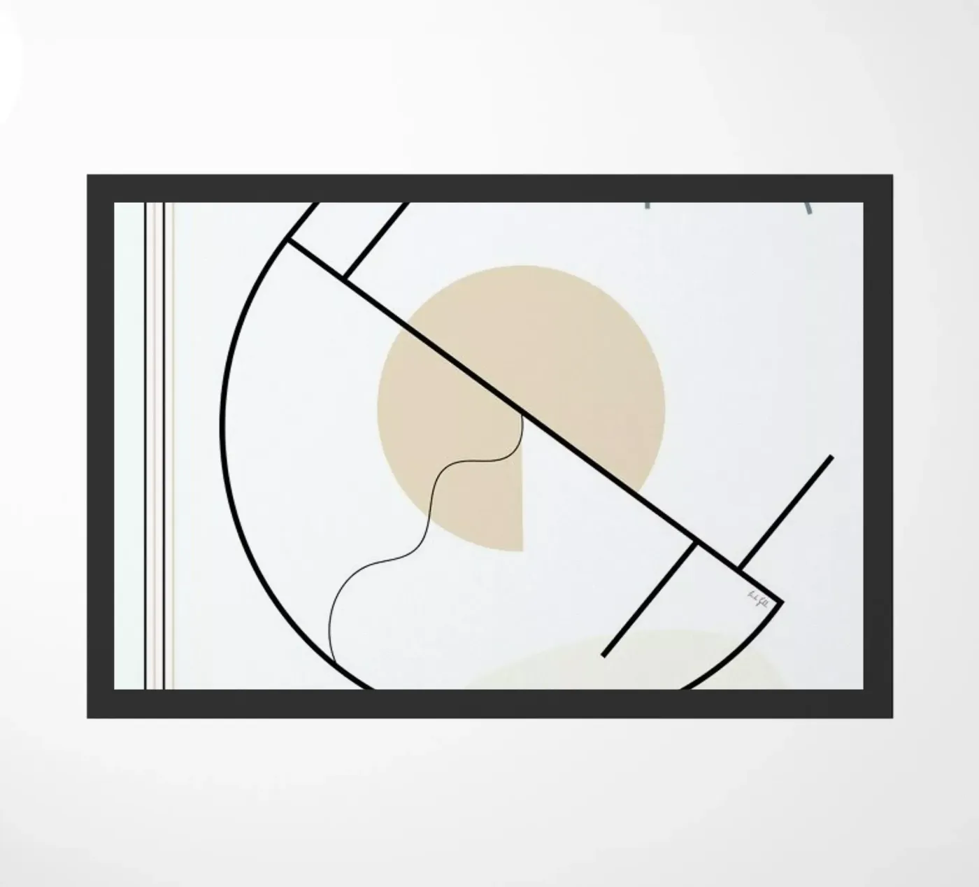 Geometric Shape deurmat van Linda Gobeta