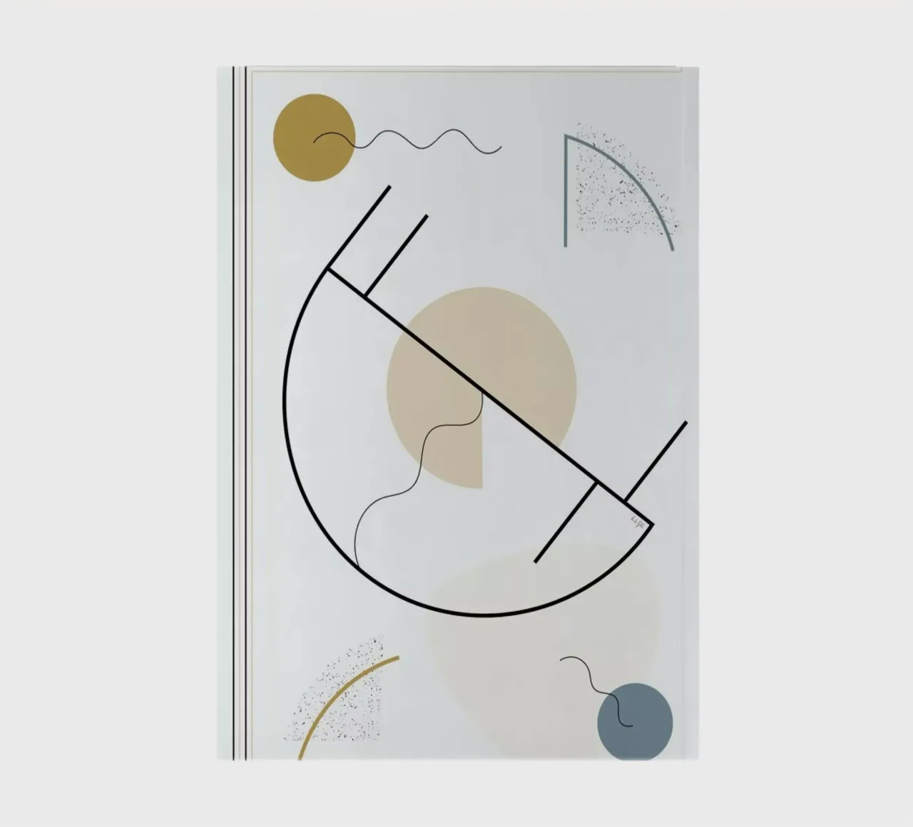 Geometric Shape notebook by Linda Gobeta