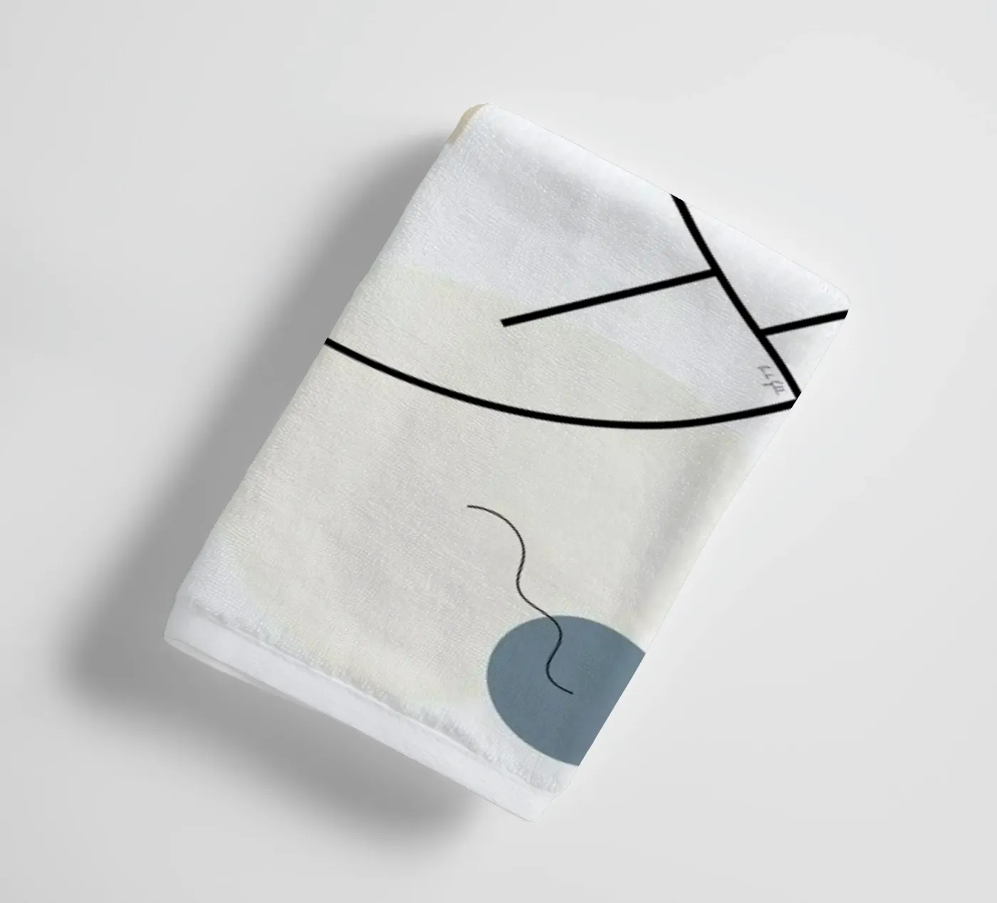 Geometric Shape badhanddoek van Linda Gobeta