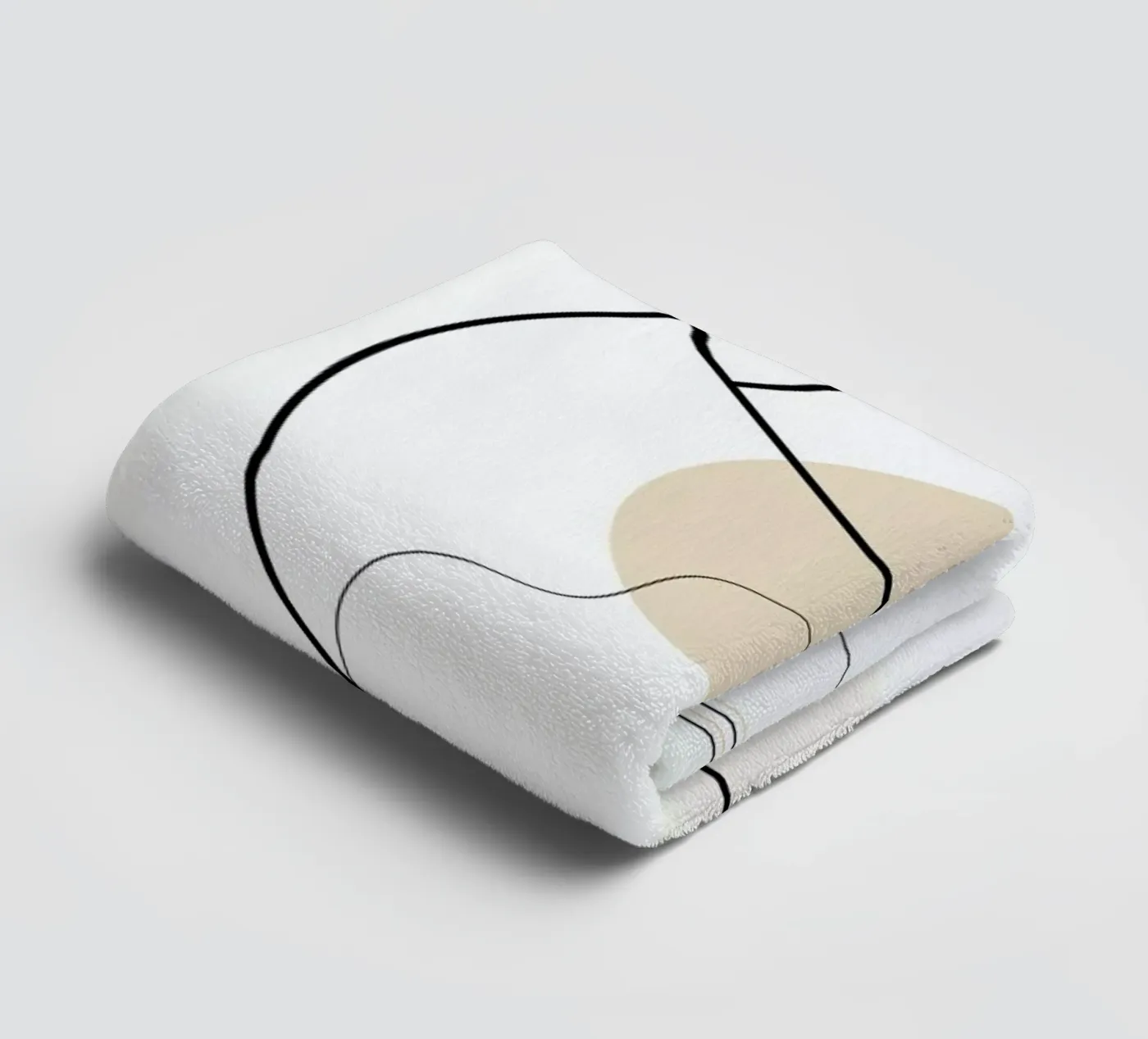 Geometric Shape badhanddoek van Linda Gobeta