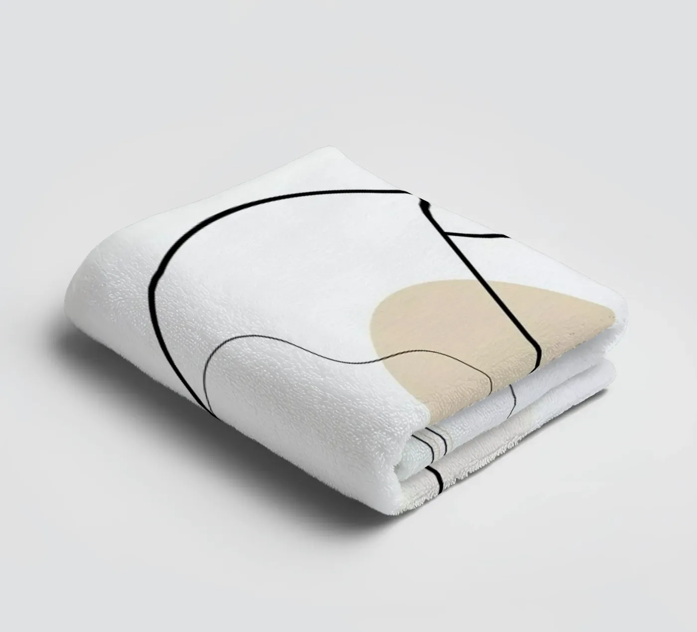 Geometric Shape towel by Linda Gobeta