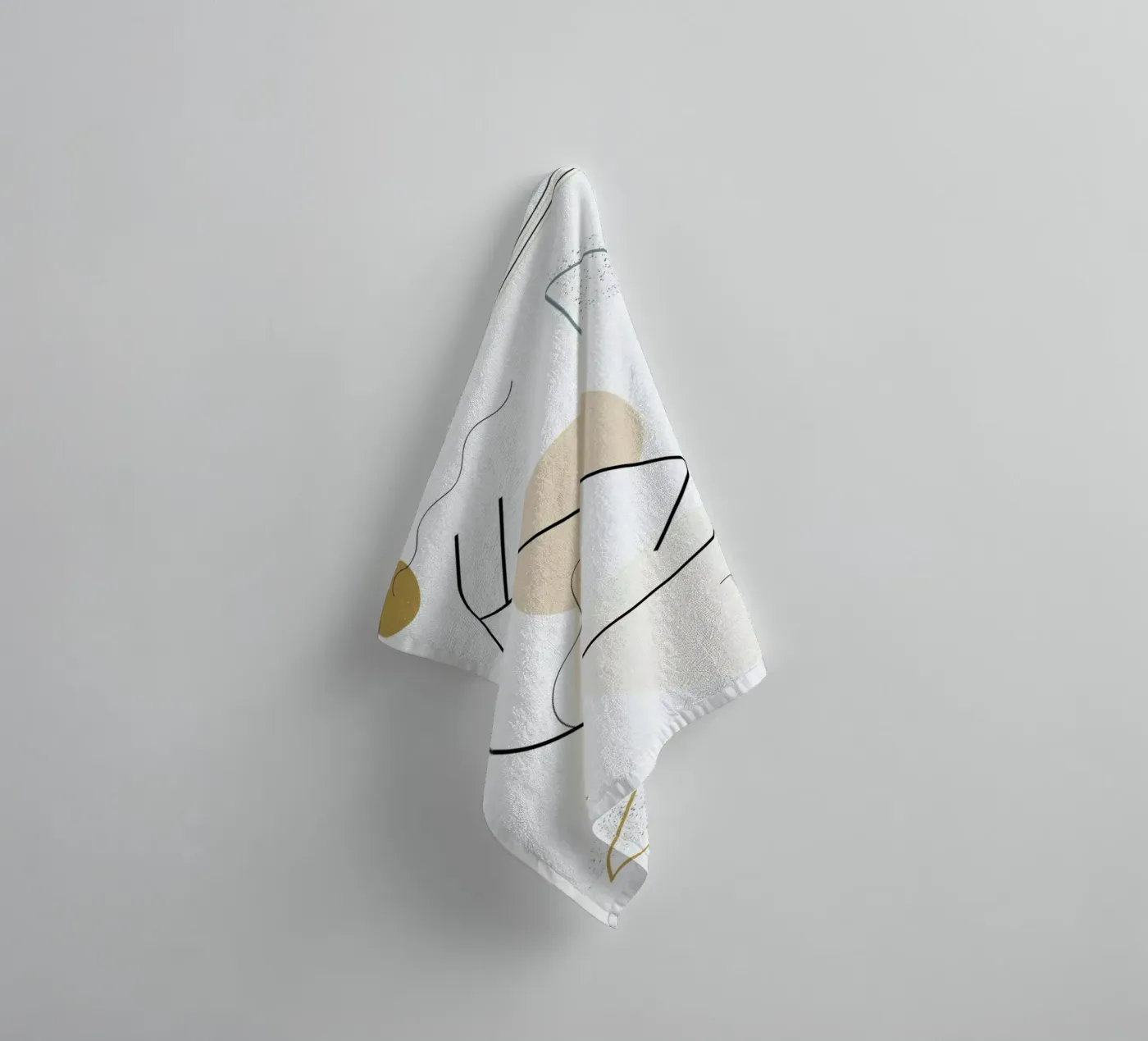 Geometric Shape towel by Linda Gobeta
