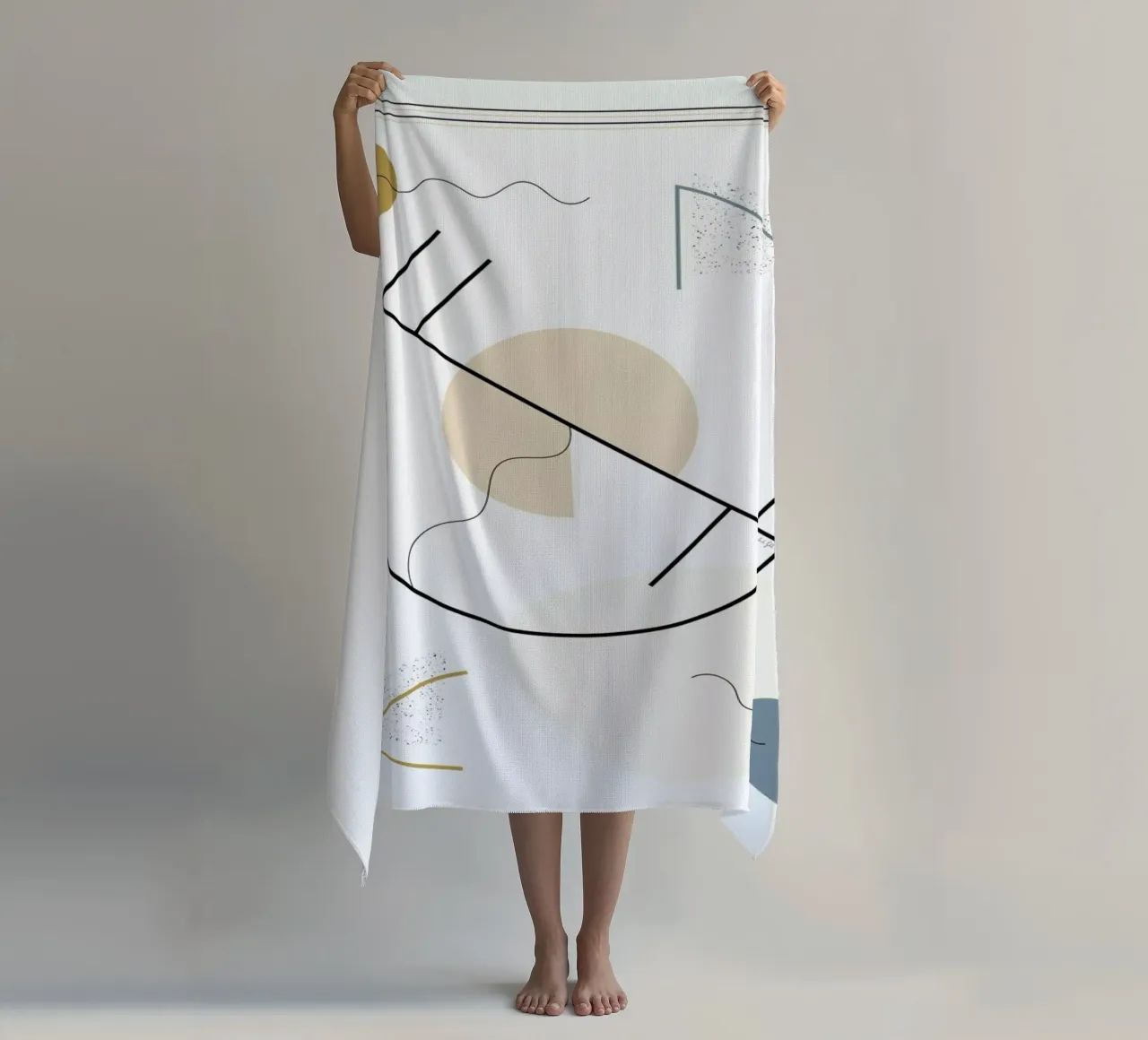 Geometric Shape telo mare da Linda Gobeta