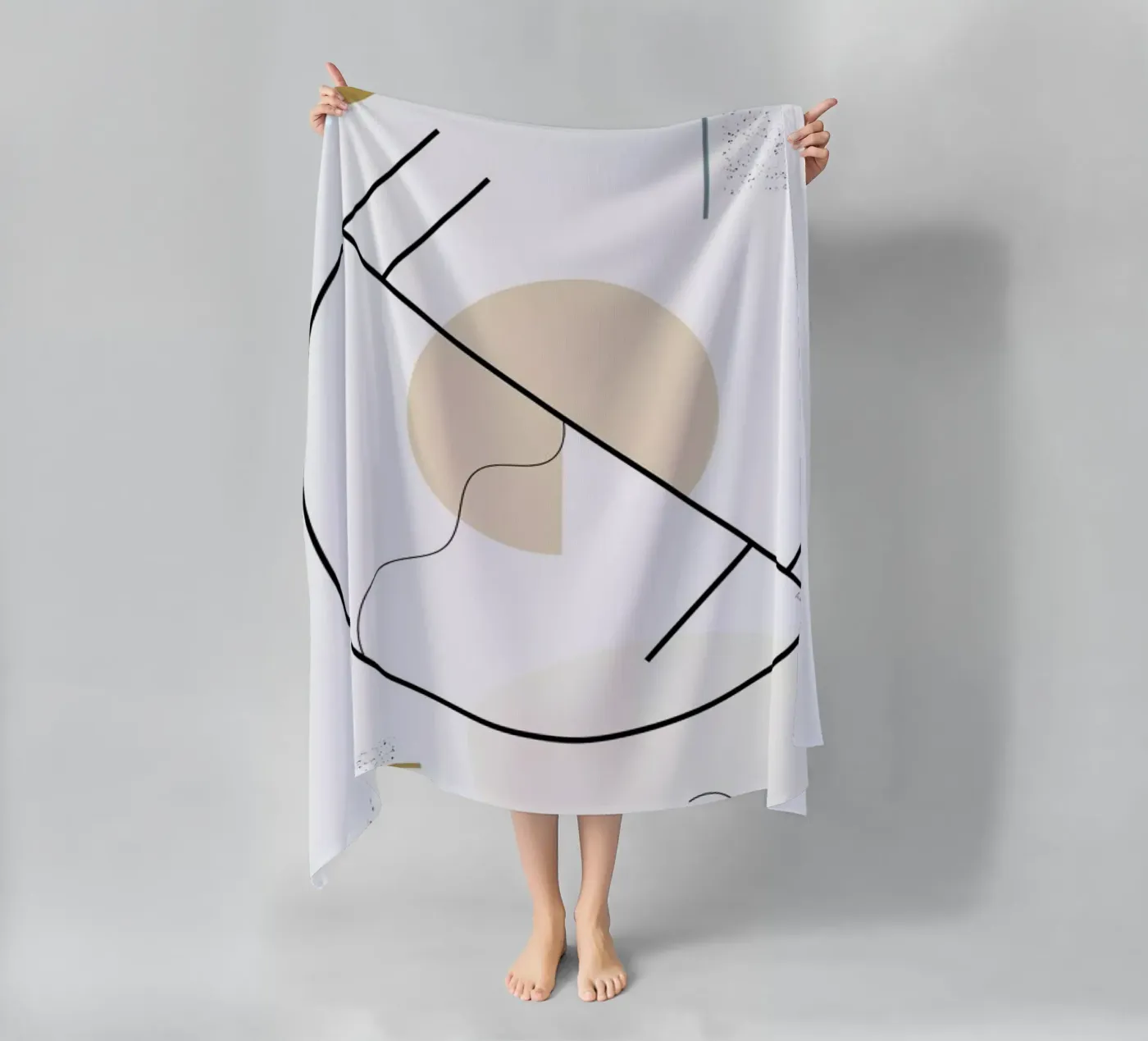 Geometric Shape telo mare da Linda Gobeta