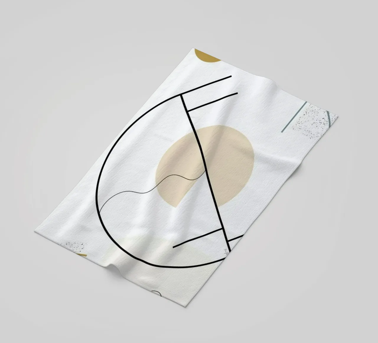 Geometric Shape telo mare da Linda Gobeta