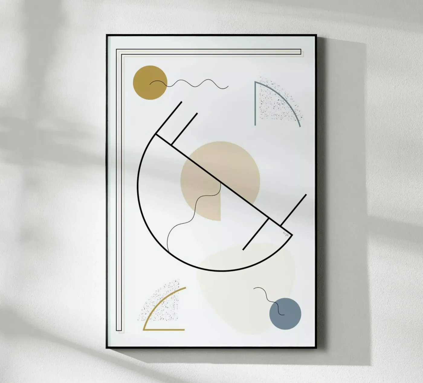 Geometric Shape acrylic glass by Linda Gobeta