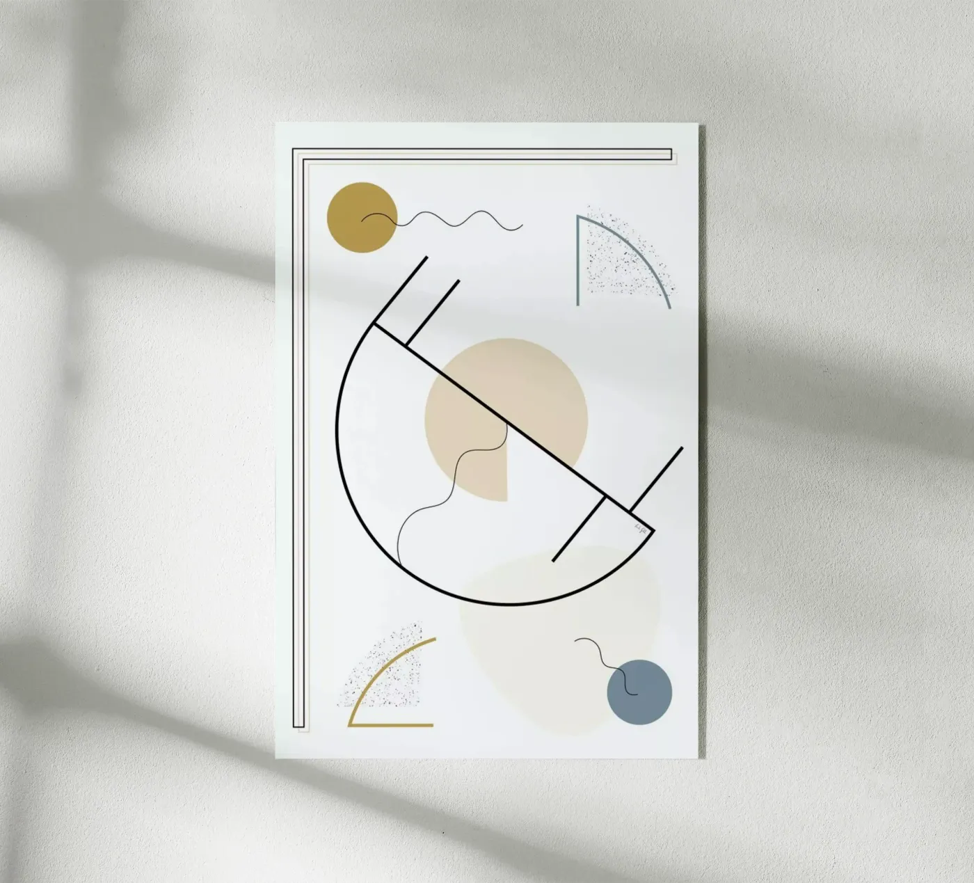 Geometric Shape acrylic glass by Linda Gobeta