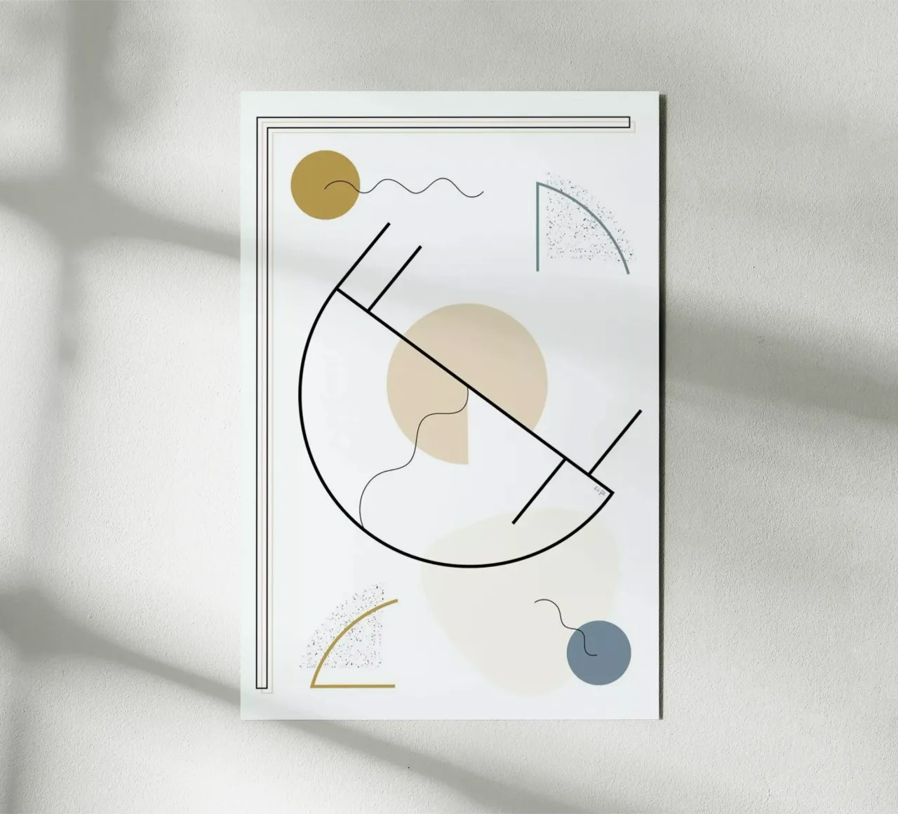 Geometric Shape forex plate by Linda Gobeta